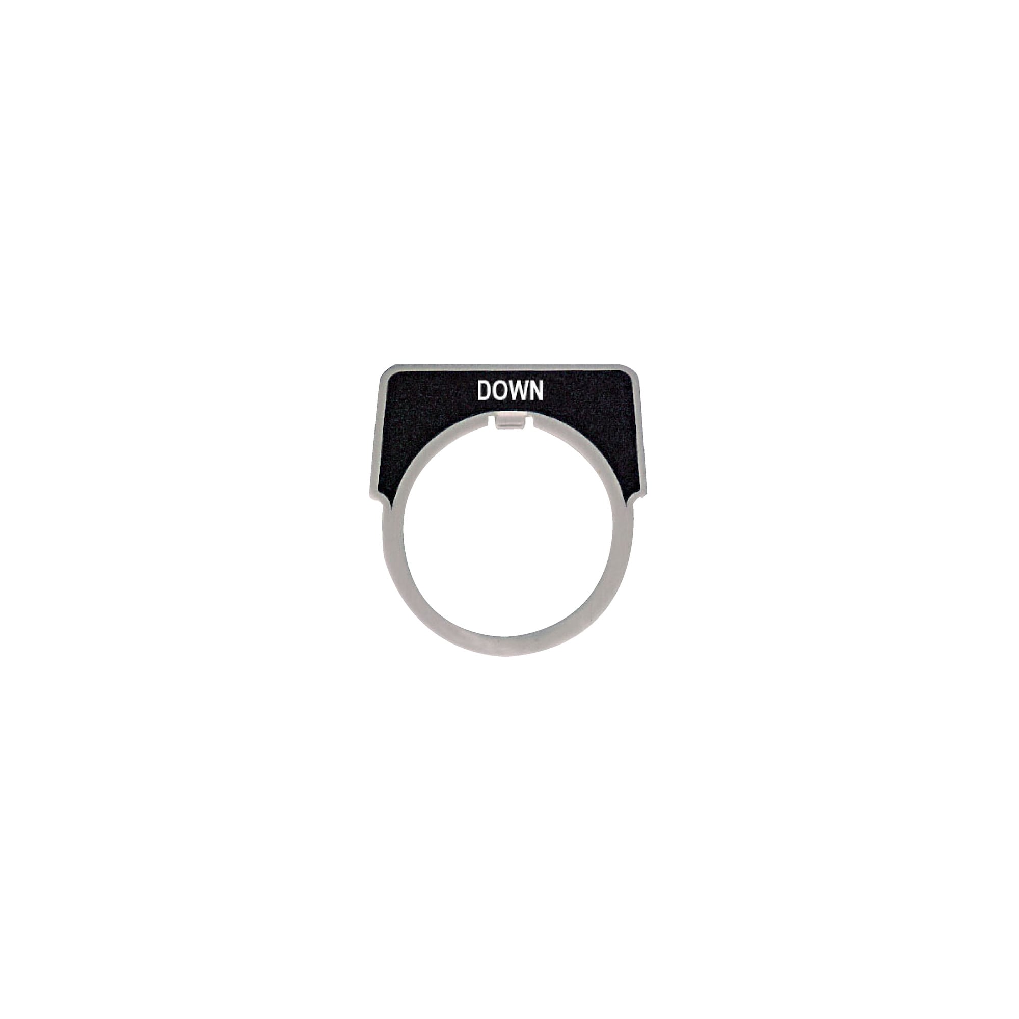 30MM LEGEND PLATE - DOWN