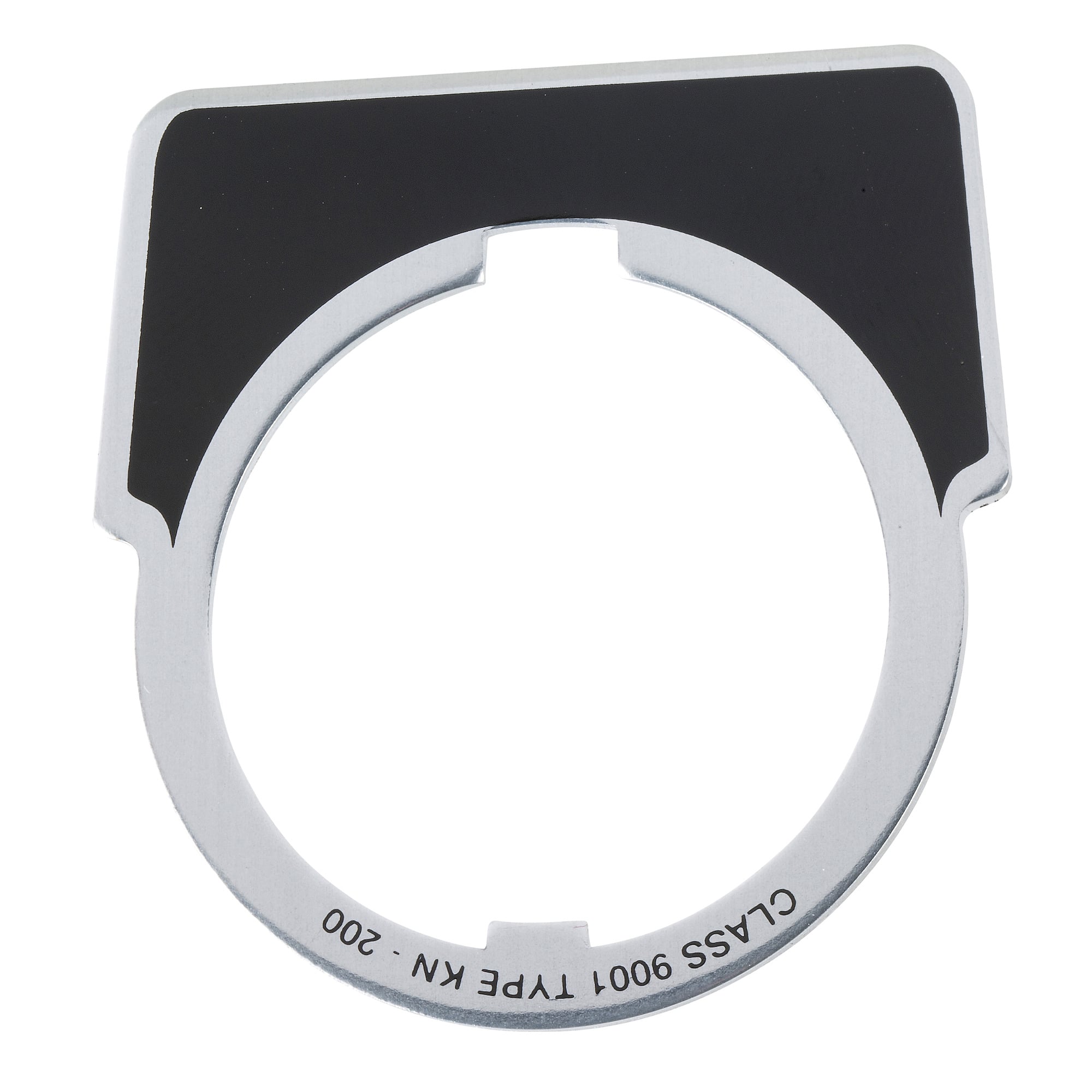 Harmony 9001K, Harmony 9001SK, legend, 30mm, plastic, white with black letters, 44,5mm square, marking AUTO-OFF-HAND