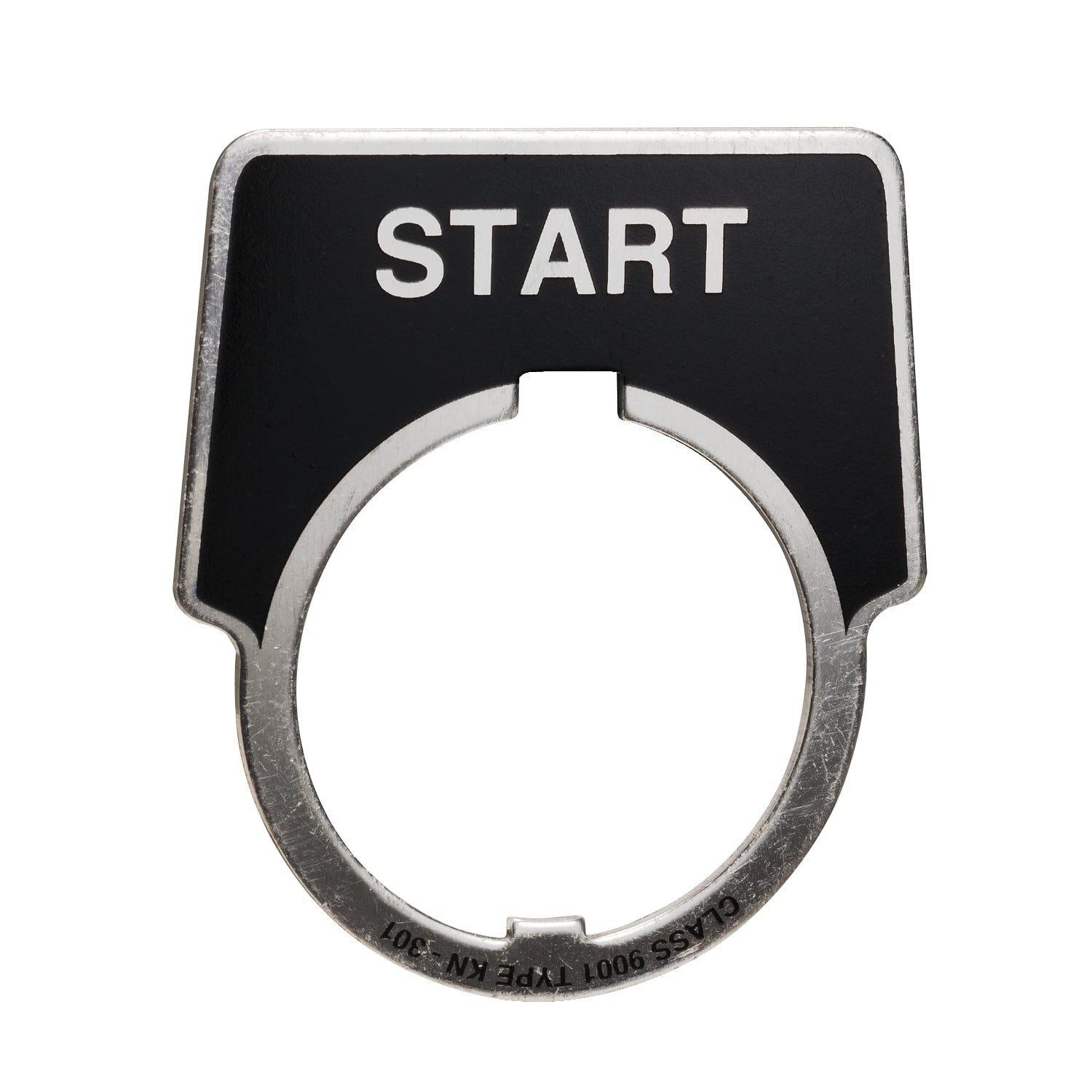 Legend, Harmony 9001K, Harmony 9001SK, 30mm, aluminium, black with silver letters, 40x43mm, marking custom