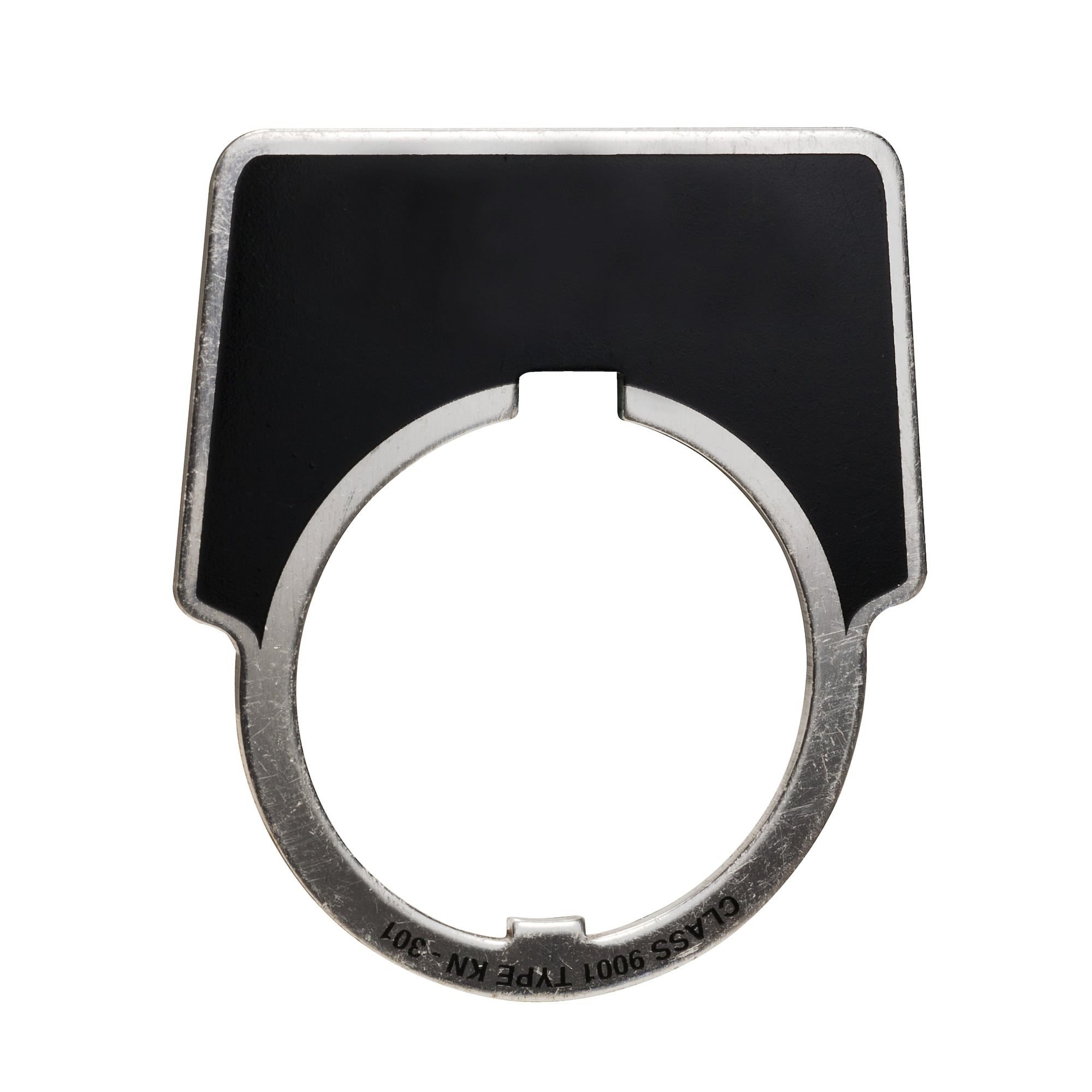PUSH BUTTON LEGEND PLATE 30MM T-K