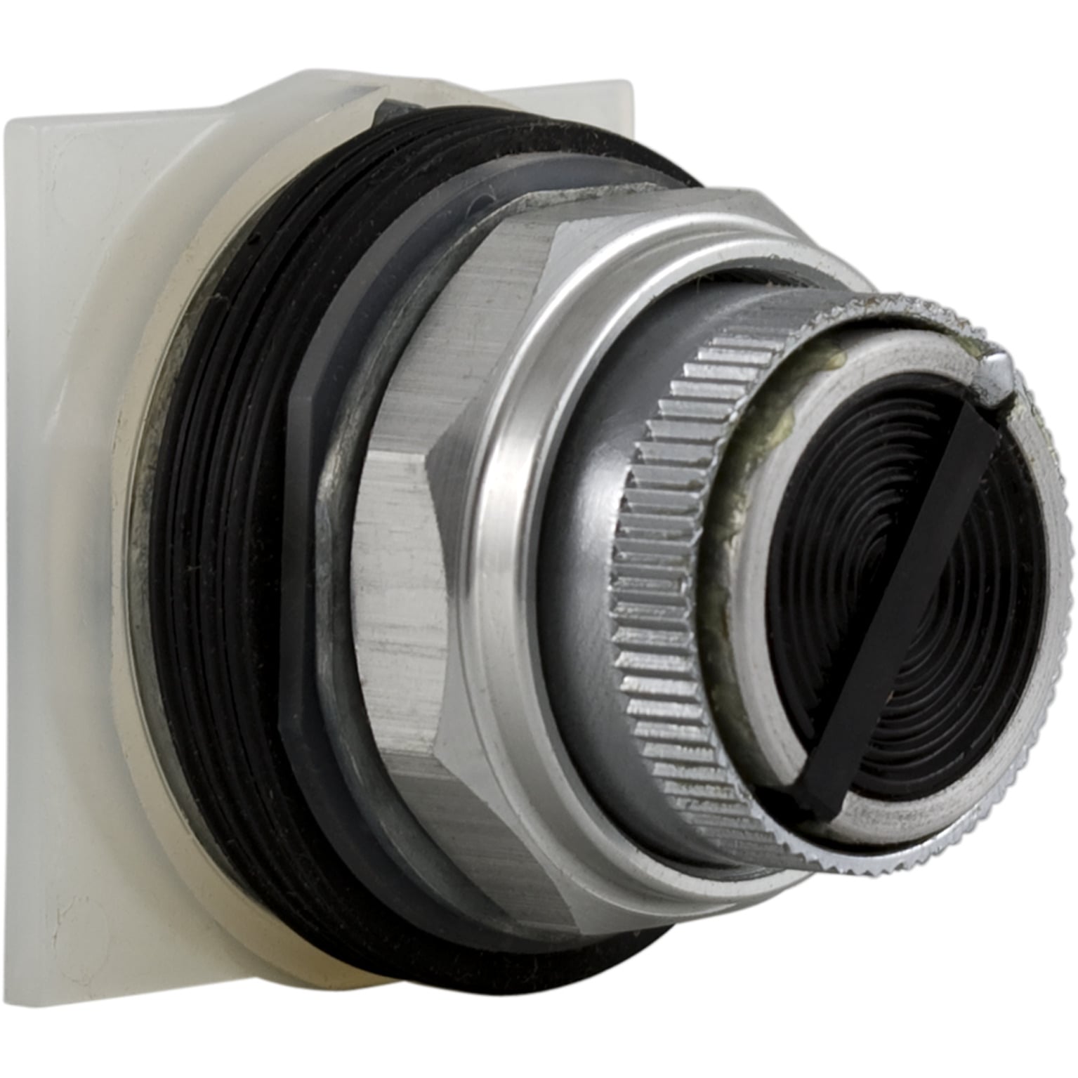 Square D,PUSH BUTTON 600VAC 10A 30MM T-K,2 NO + 2 NC,30 mm,Harmony,Selector pushbutton,black selector buttton,screw clamp terminals