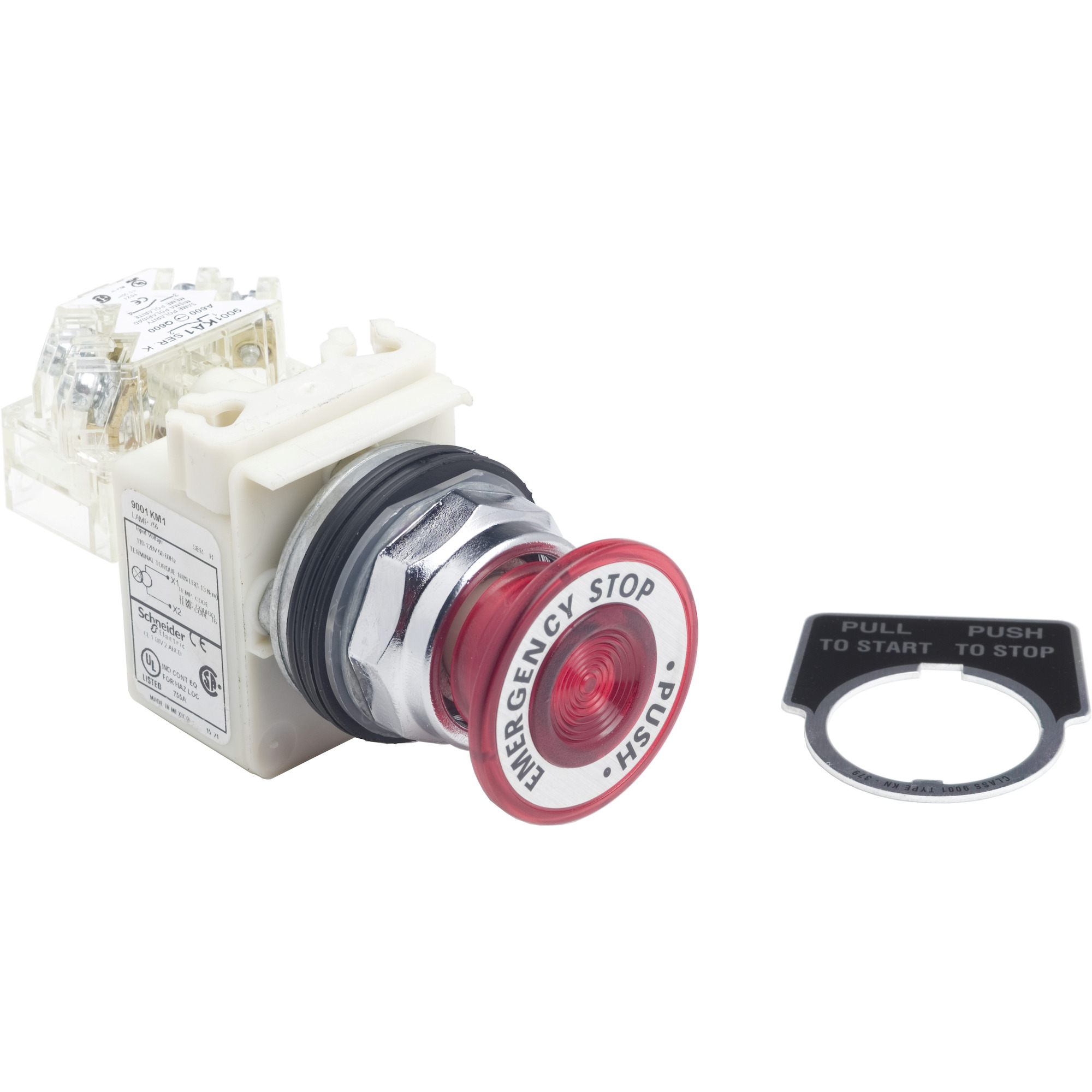 PUSH BUTTON 600VAC 10A 30MM T-K