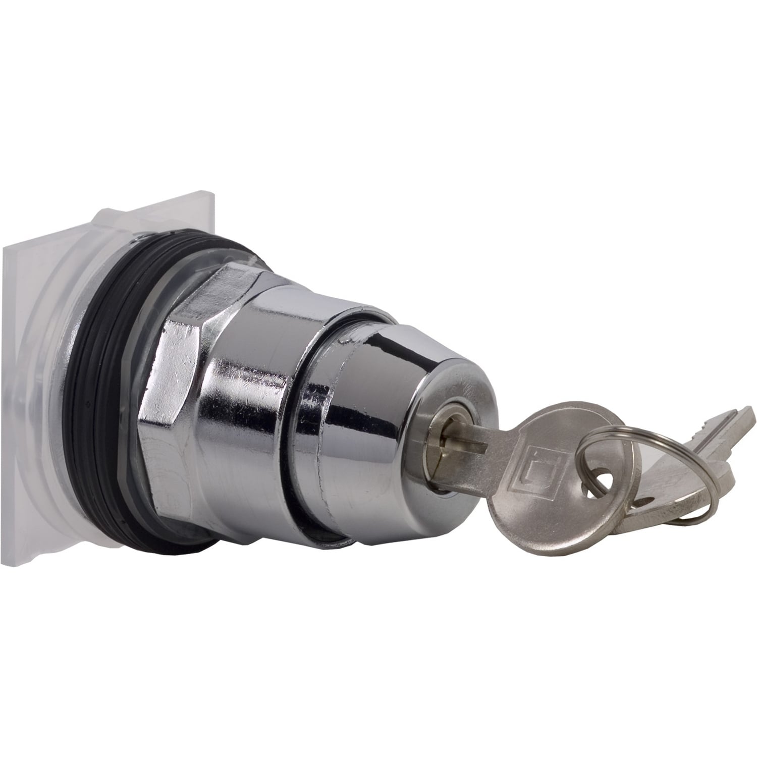Key selector switch head, Harmony 9001K, metal, key switch, key active right/left, 30mm, key E11, 2 positions, Cam E, stay put