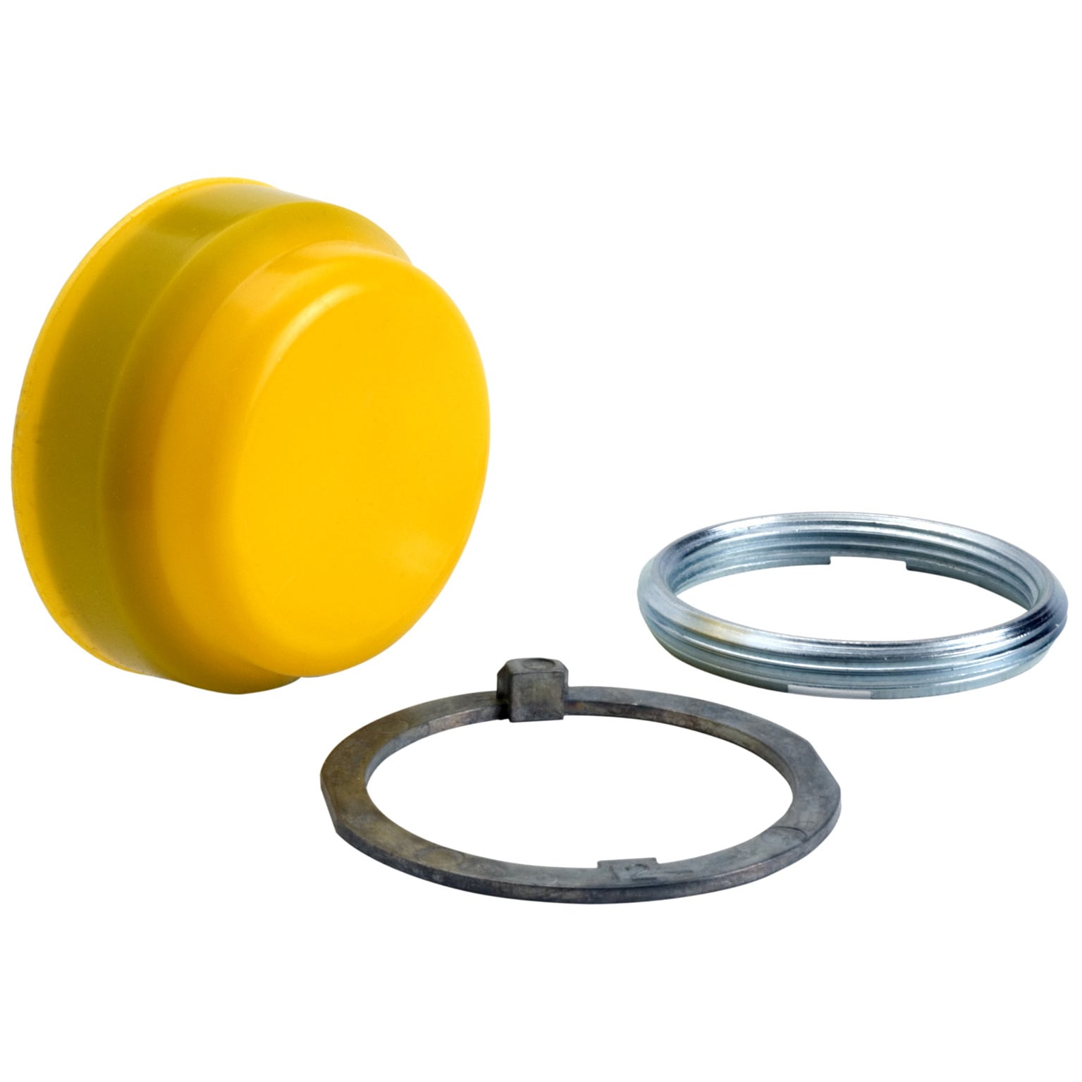 30 mm yellow boot for non-illuminate pushbutton