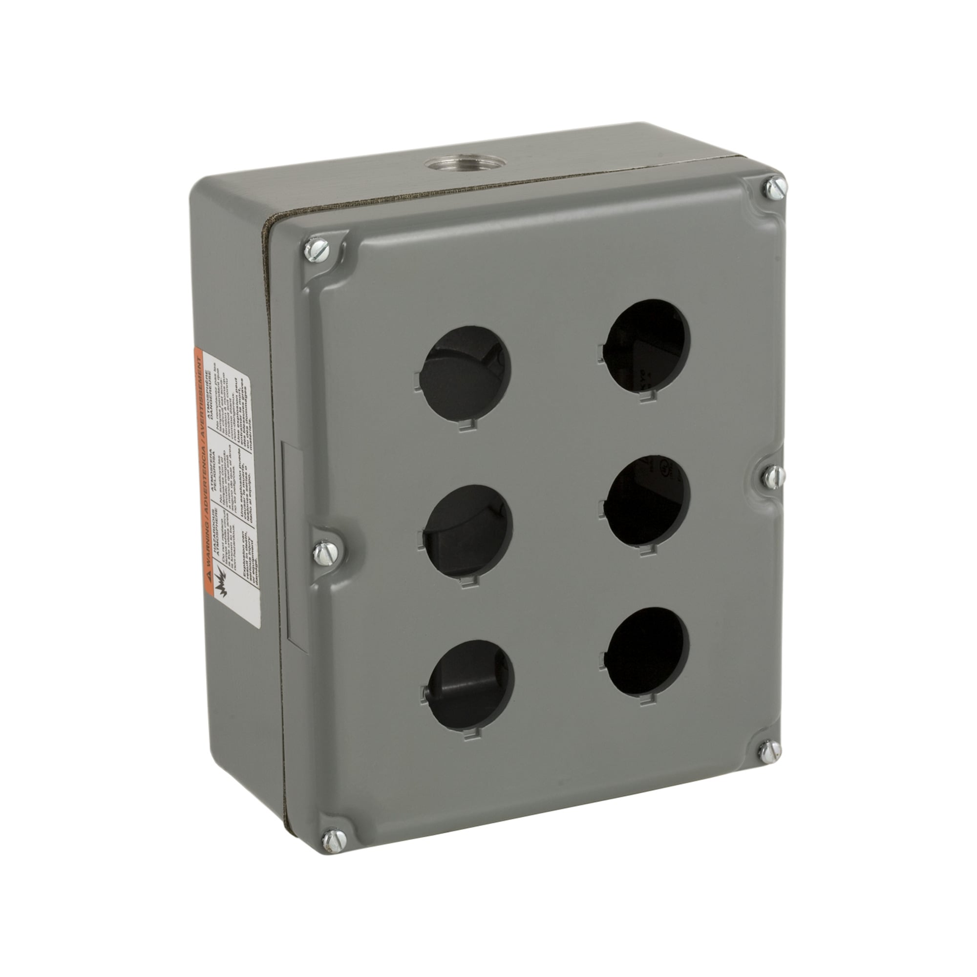 30MM CONTROL STATION 6HOLE ALUMINUM