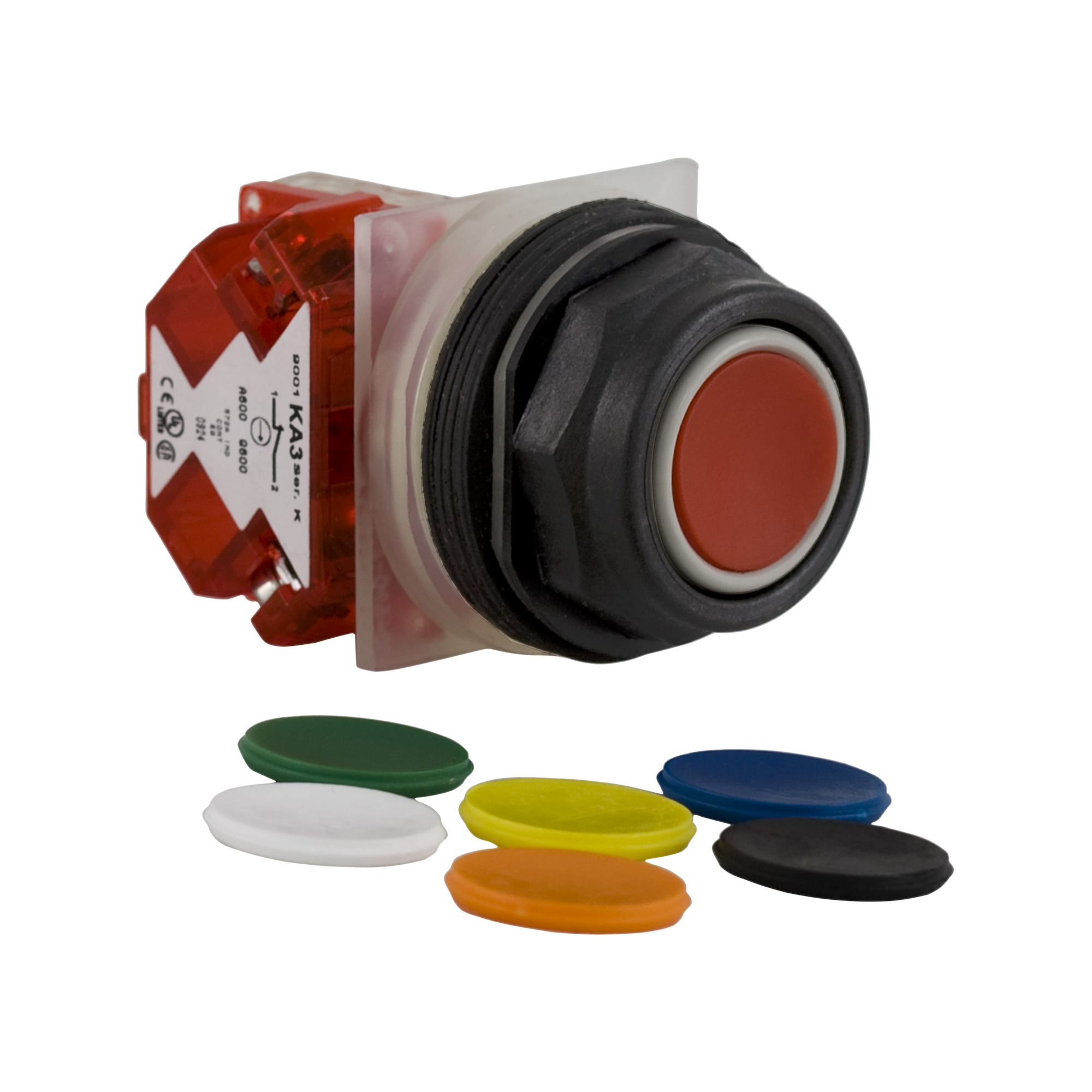 PUSHBUTTON 600VAC 10AMP 30MM SK +OPTIONS