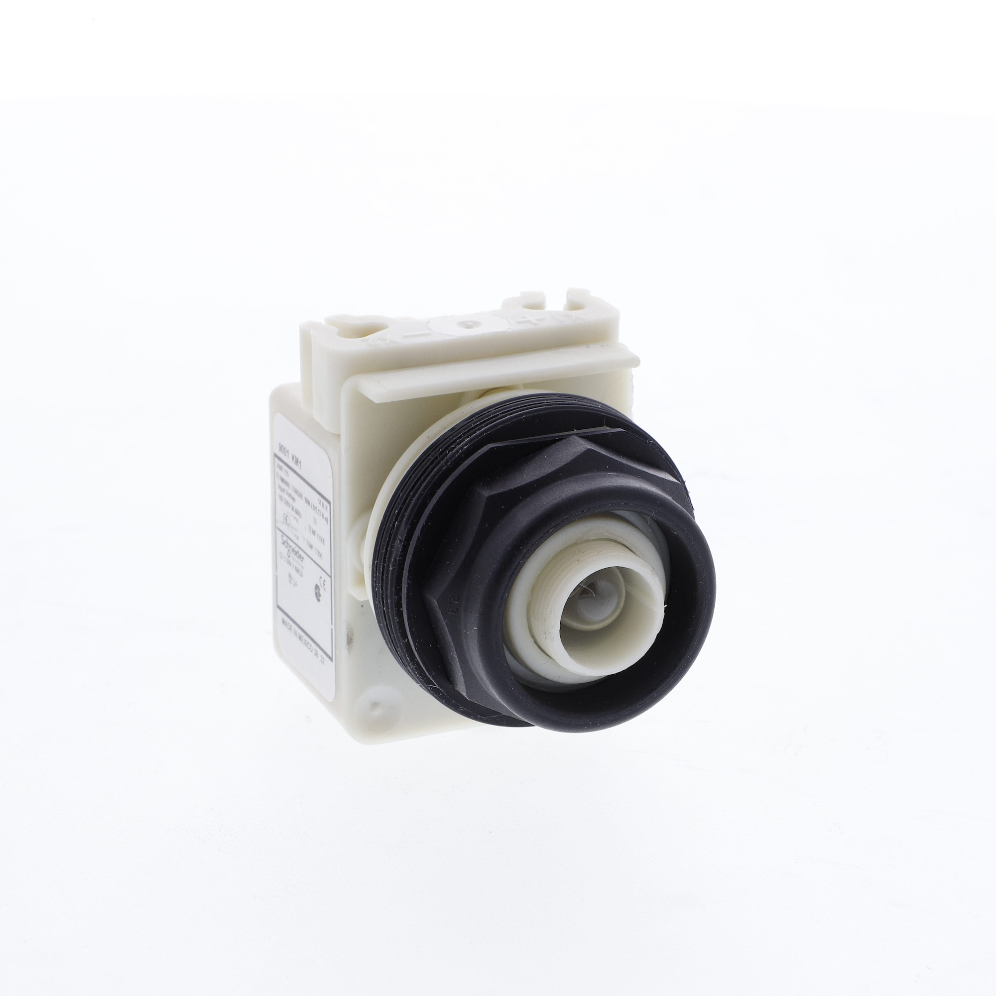 Illuminated push-button head, Harmony 9001SK, plastic, without mushroom, 30mm, 2 positions, push-pull, 110-120V