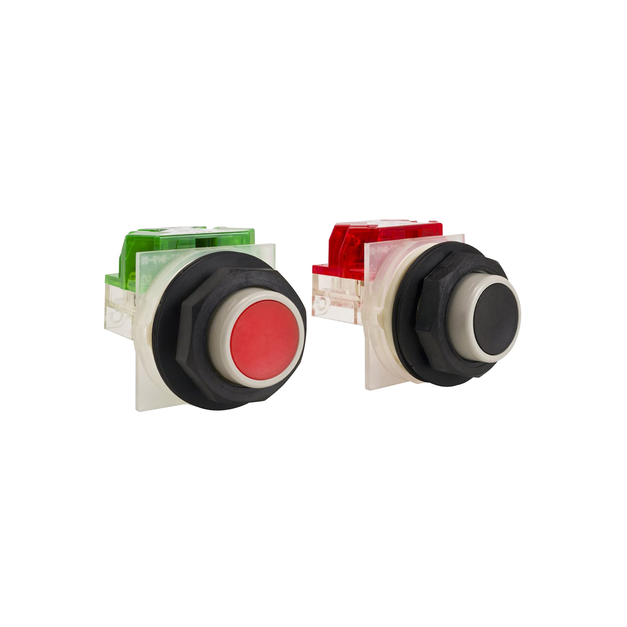 30mm push button, Type SKYP, pendant station operator, two momentary push buttons, no interlock, no contacts, NEMA 4. 4X