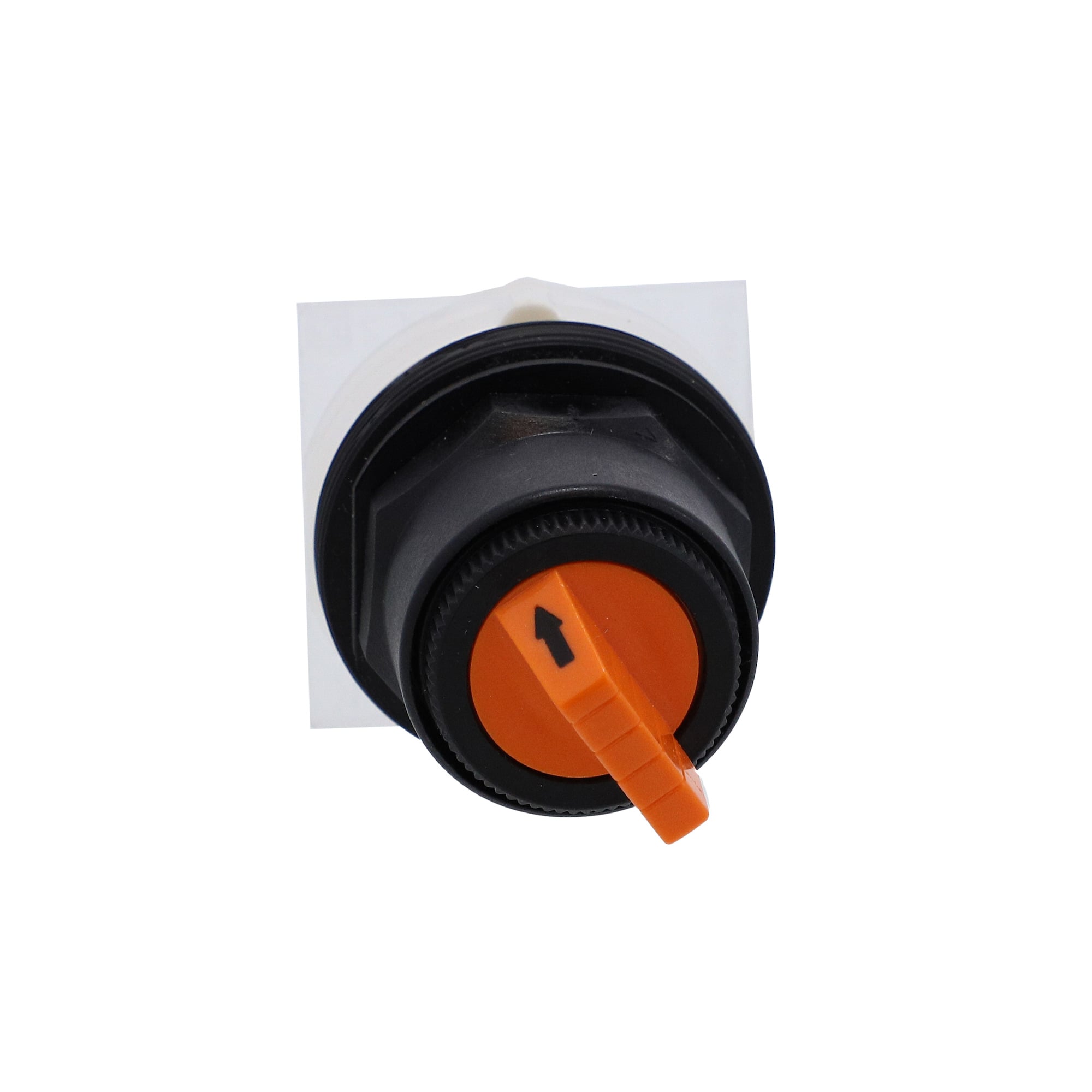 Selector switch head, Harmony 9001SK, plastic, standard handle, orange, 30mm, 2 positions, stay put