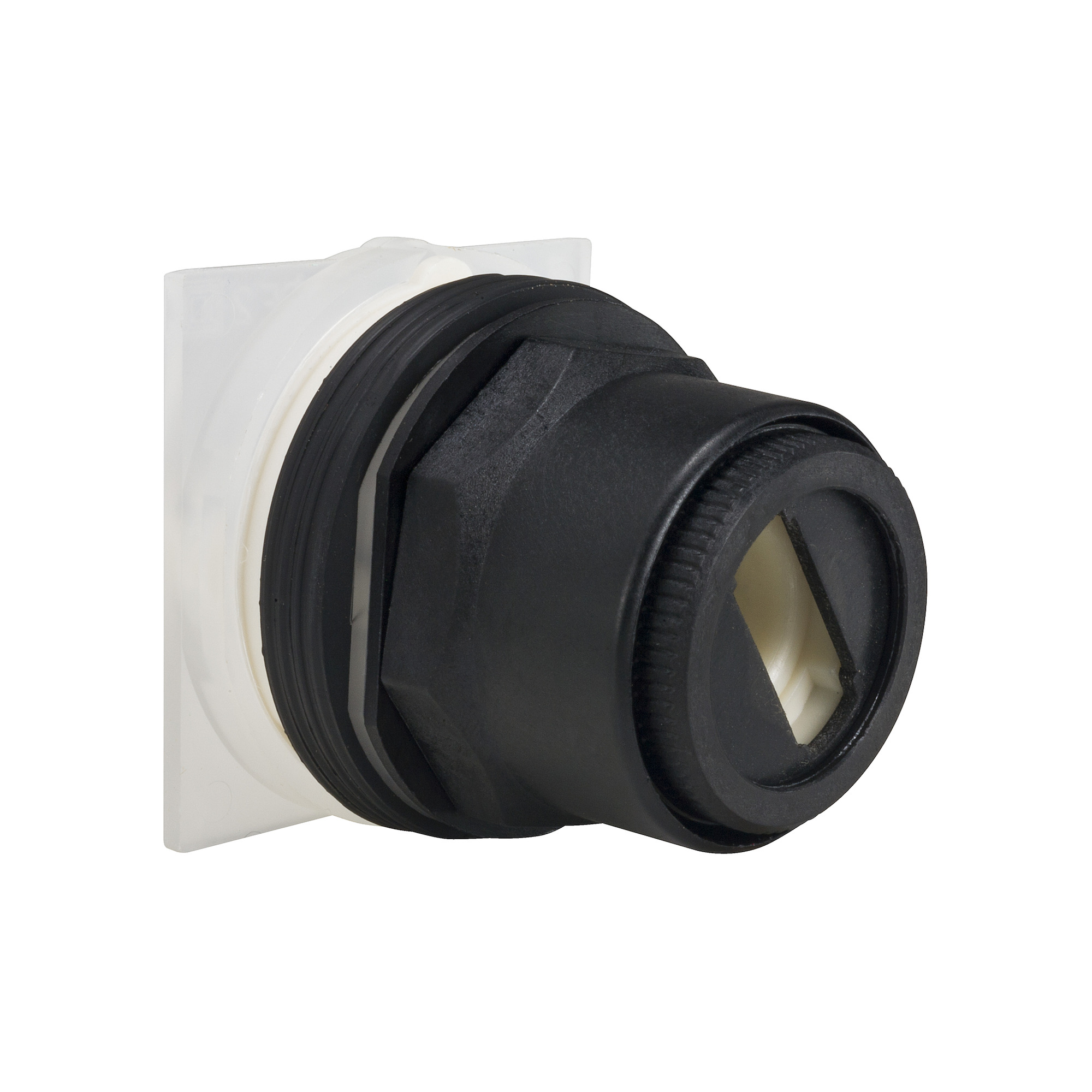 Selector switch head, Harmony 9001SK, plastic, without handle, 30mm, 2 positions, spring return right to left