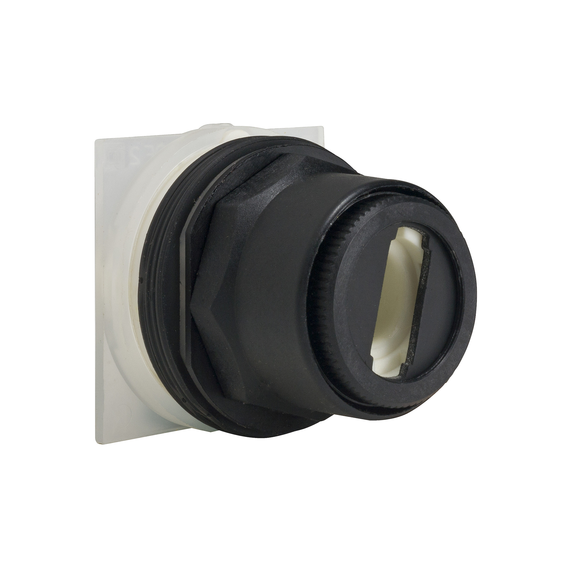 Selector switch head, Harmony 9001SK, plastic, without handle, 30mm, 3 positions, spring return left to center