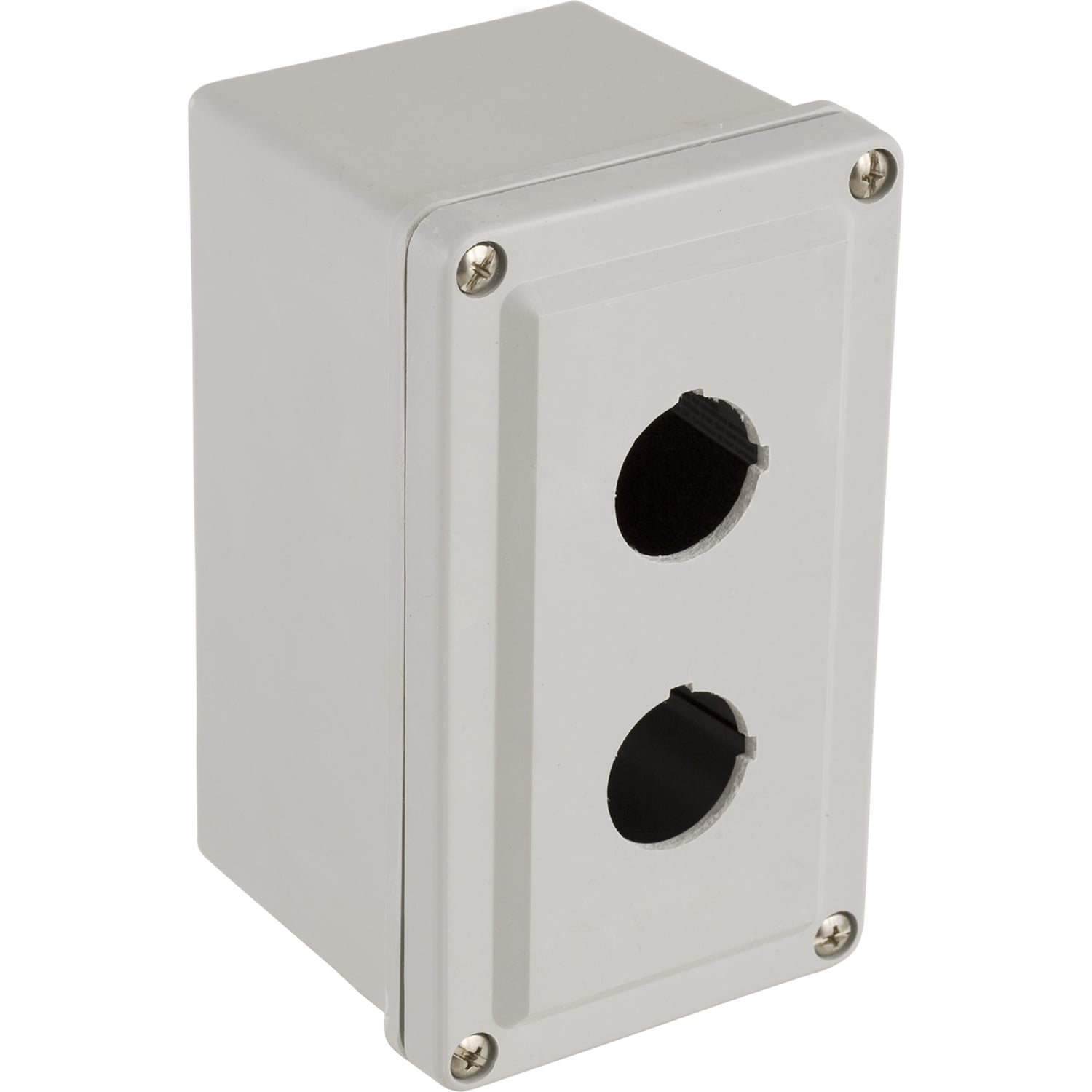 Empty enclosure control station, Harmony 9001K, Harmony 9001SK, plastic, 2 cut outs, 30mm, for 3 4 cable entry