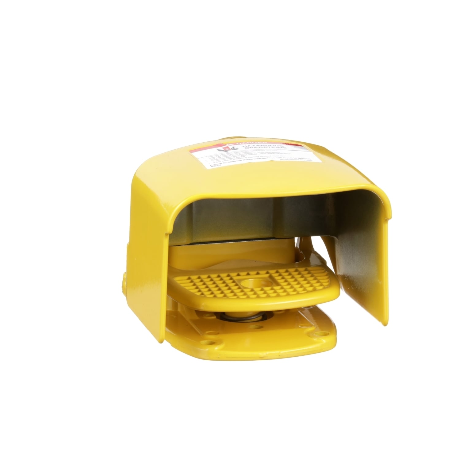 Foot Switch, Harmony, industrial, pedal and side shields, latch, 5A at 600 VAC, SPDT contact, NEMA 2, 4, 13 enclosure