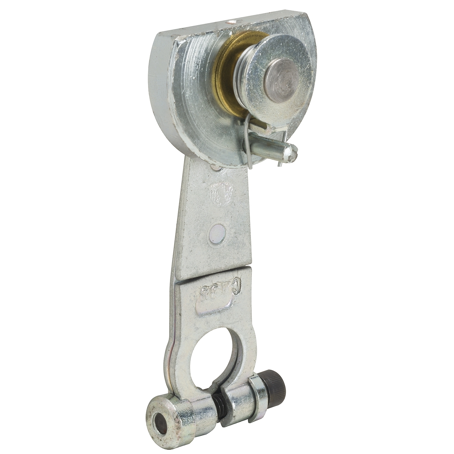 Limit switch lever, 9007, 9007C flat steel, one way, outside steel roller