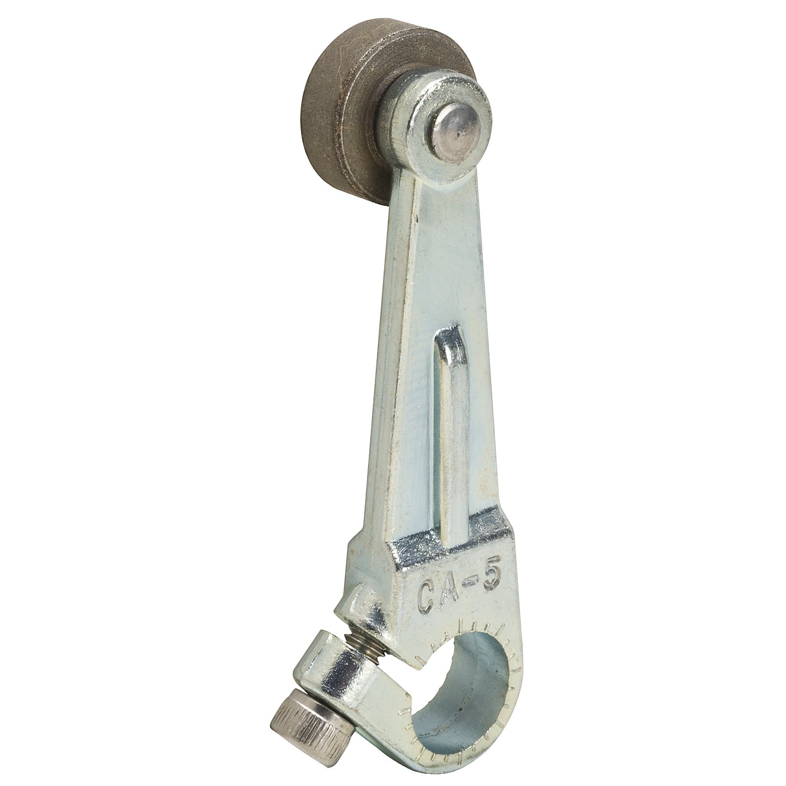 Limit switch lever, 9007, 9007C zinc, fixed length, inside steel roller