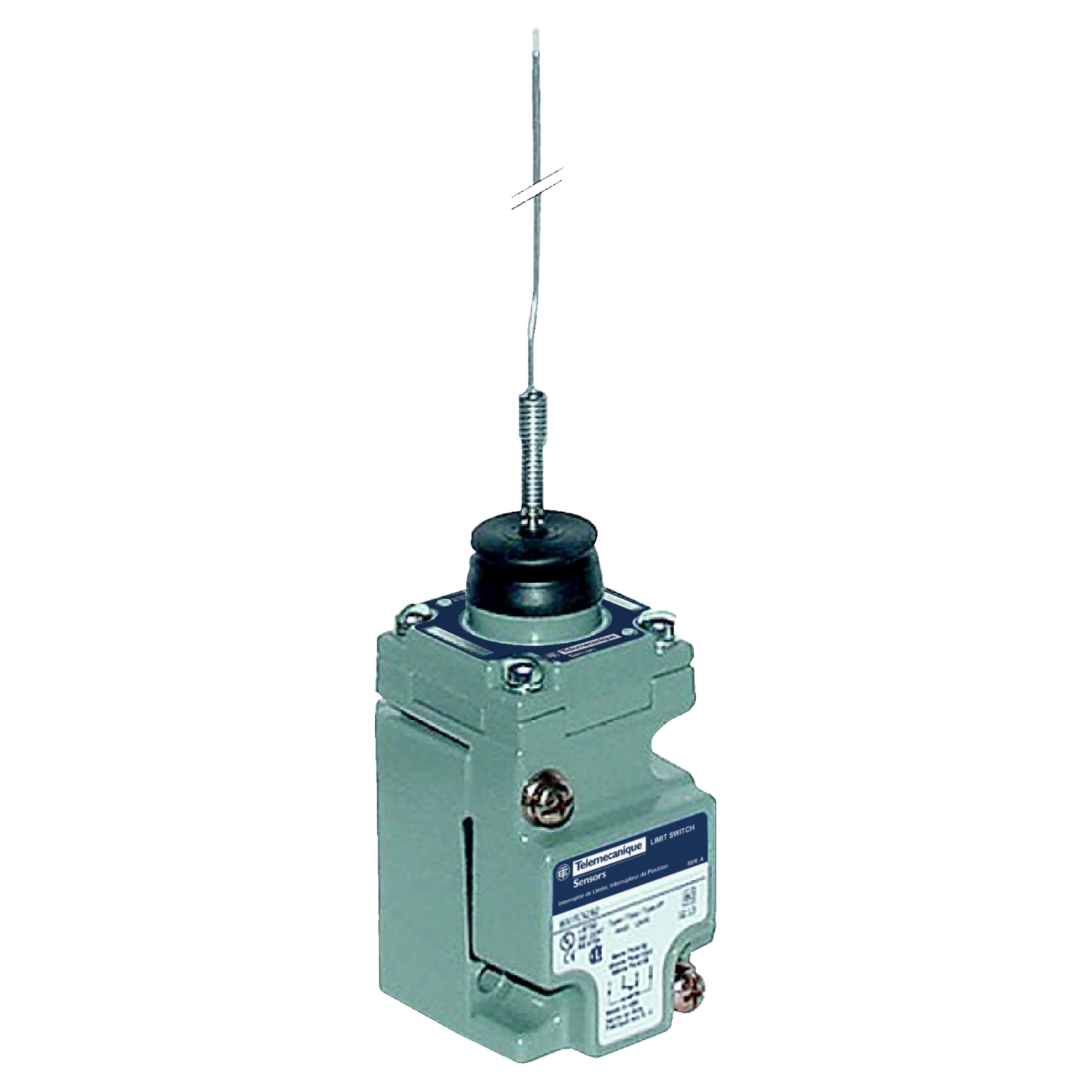 NEMA limit switch, 9007C, heavy duty, compact, spring return wobble stick, Delrin, 10A, 600V, 1NO/1NC, NEMA 4, 6P, 13