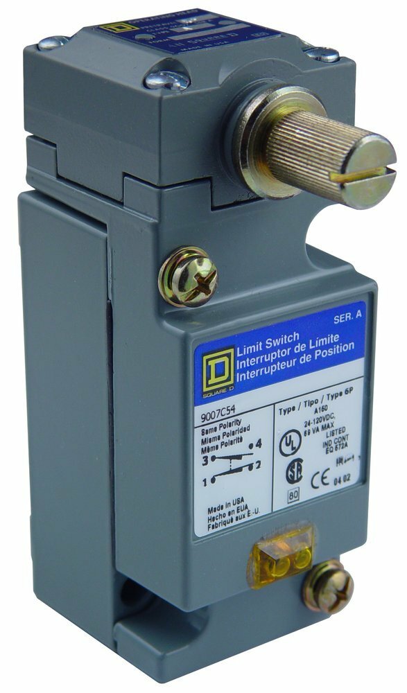 Square D,LIMIT SWITCH 600V 10AMP C +OPTIONS,-20...185 F,0.5 Inch NPT Conduit Entrance (screw clamp terminals),1 NO/1 NC Form Z - SPDT-DB,10 A,600V,C,heavy duty,Lever Arm (ordered separately) CCW,Limit Switch,NEMA A600/Q600,NPT conduit entry 0.5 in,Spring Return - Low Differential,UL Listed - CSA Certified - CE Marked