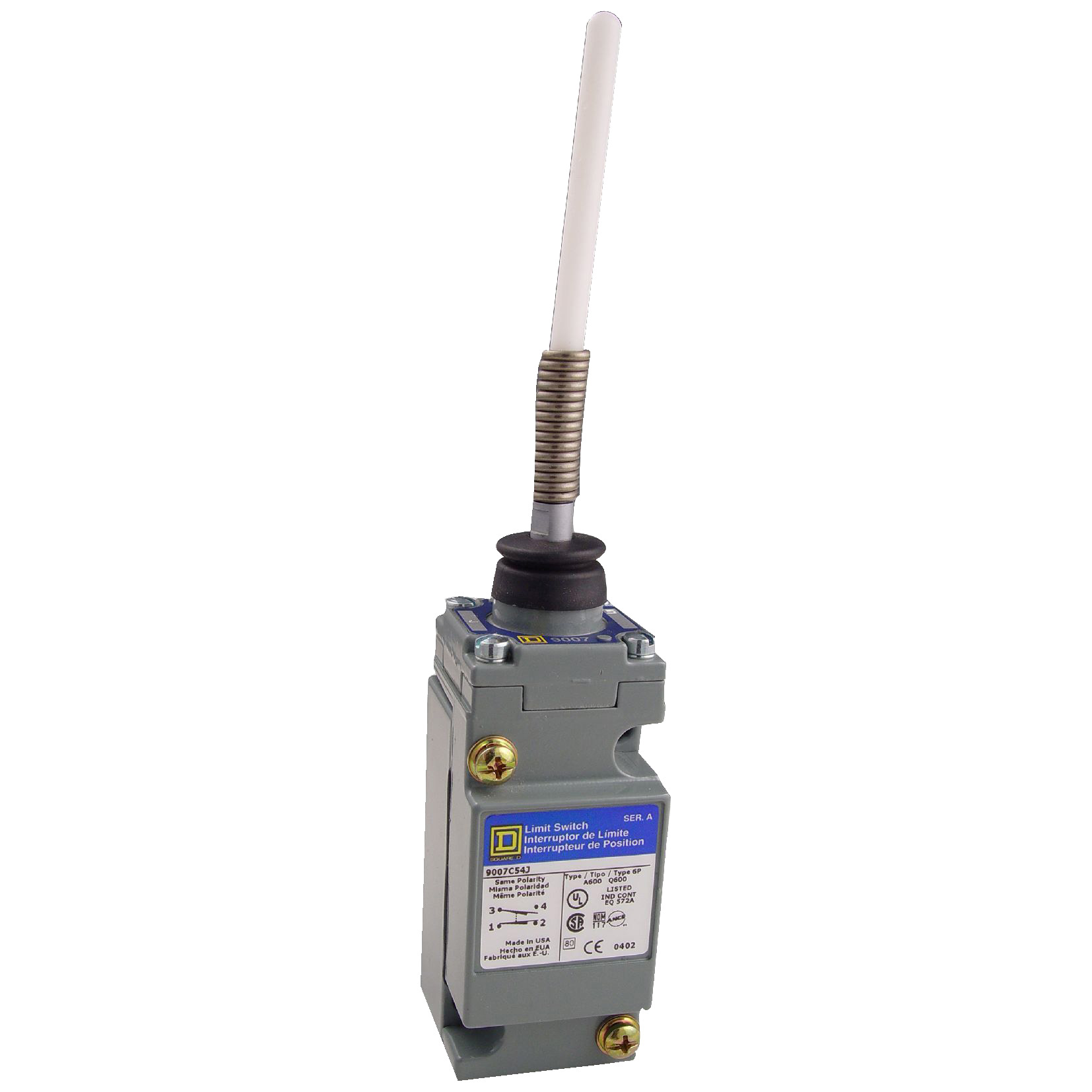 Limit switch, 9007, 600 V 10amp c +options