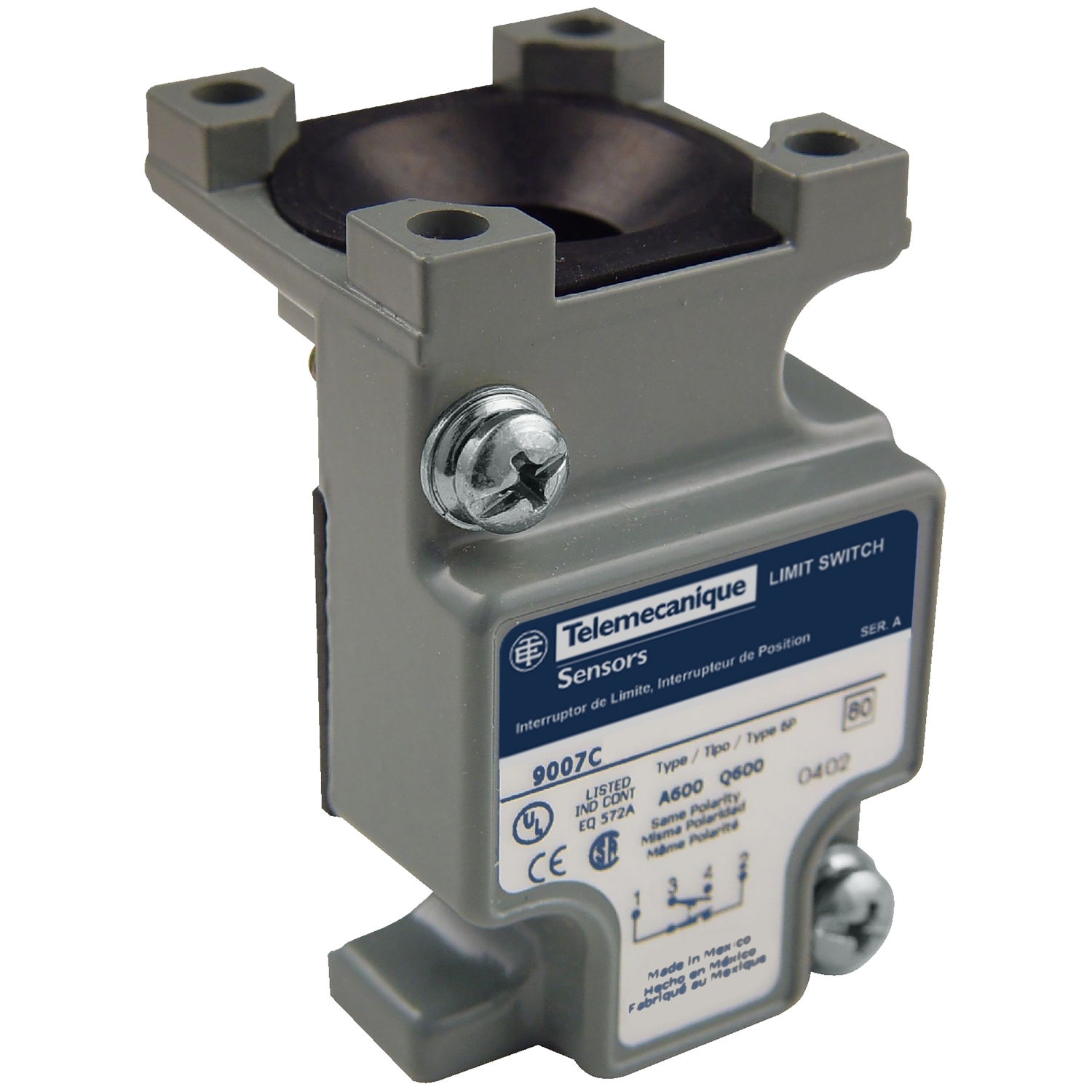 Limit switch lever, 9007, arm 2in c