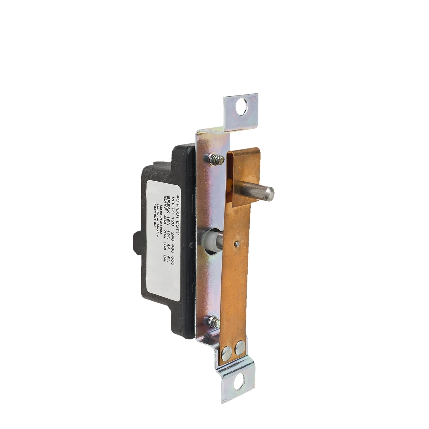 Snap switch, 9007CO, spring return plastic plunger, 10A, 600V, 2NO/2NC