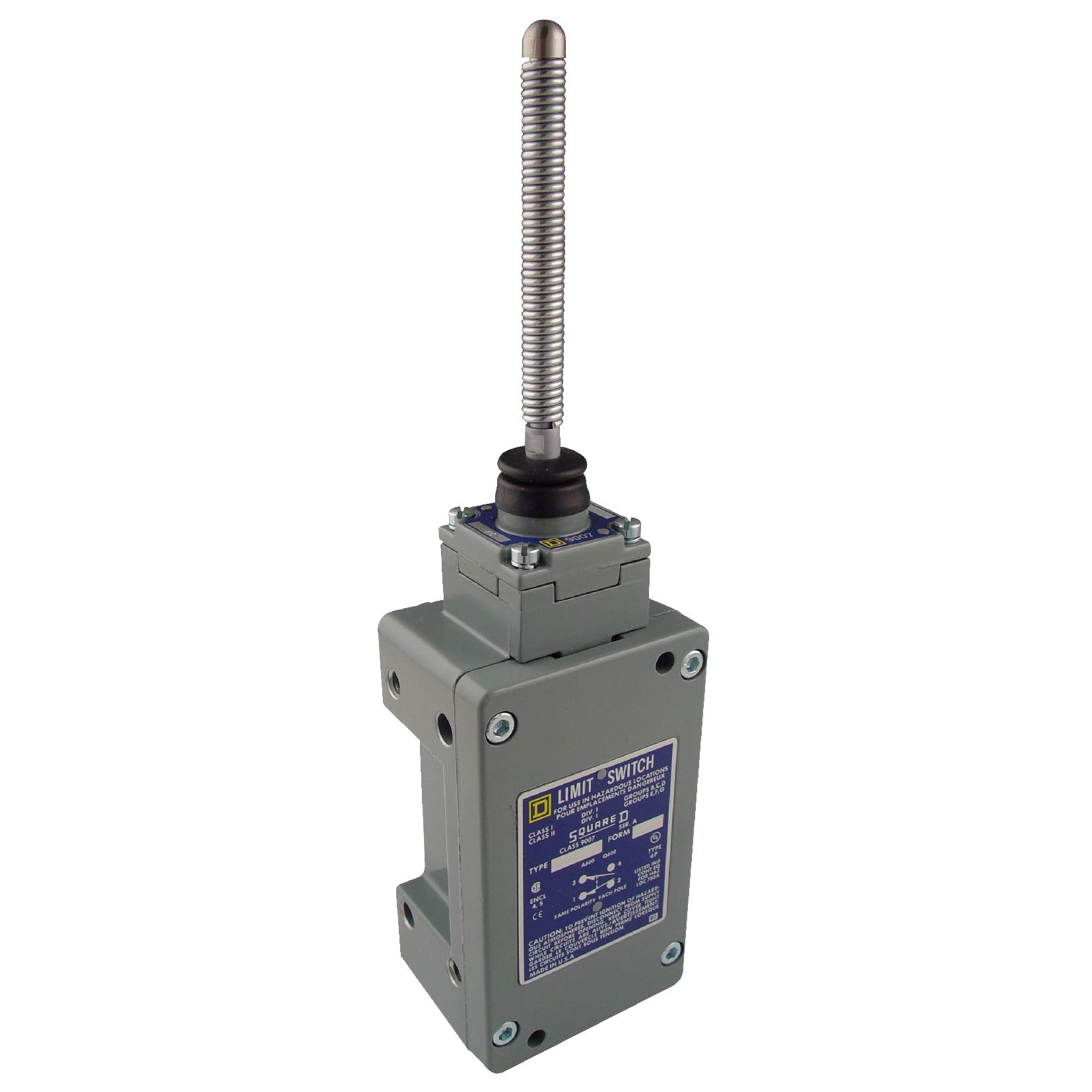 Limit switch, 9007, 600 V 10amp c +options