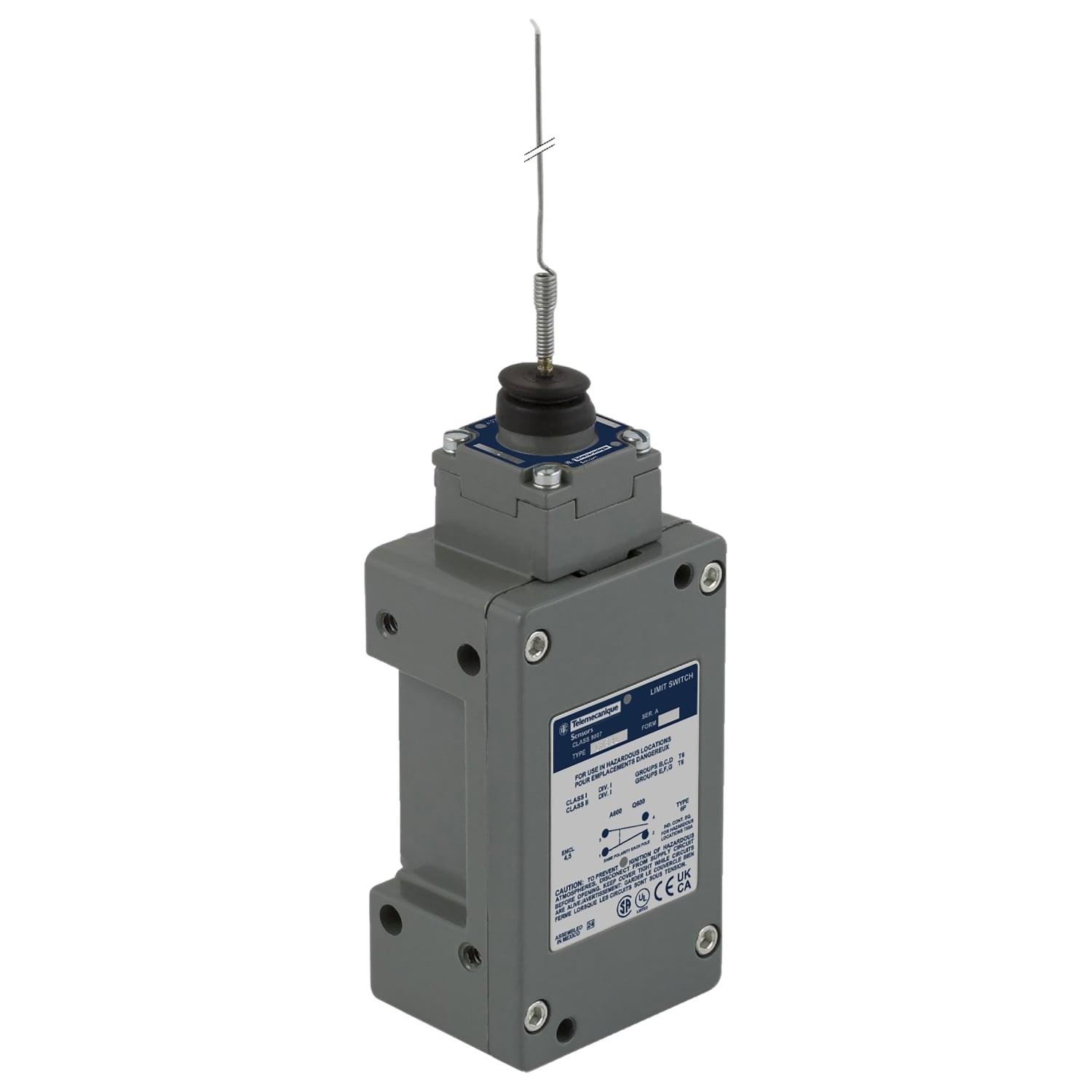 Limit switch, 9007, 600 V 10amp c +options