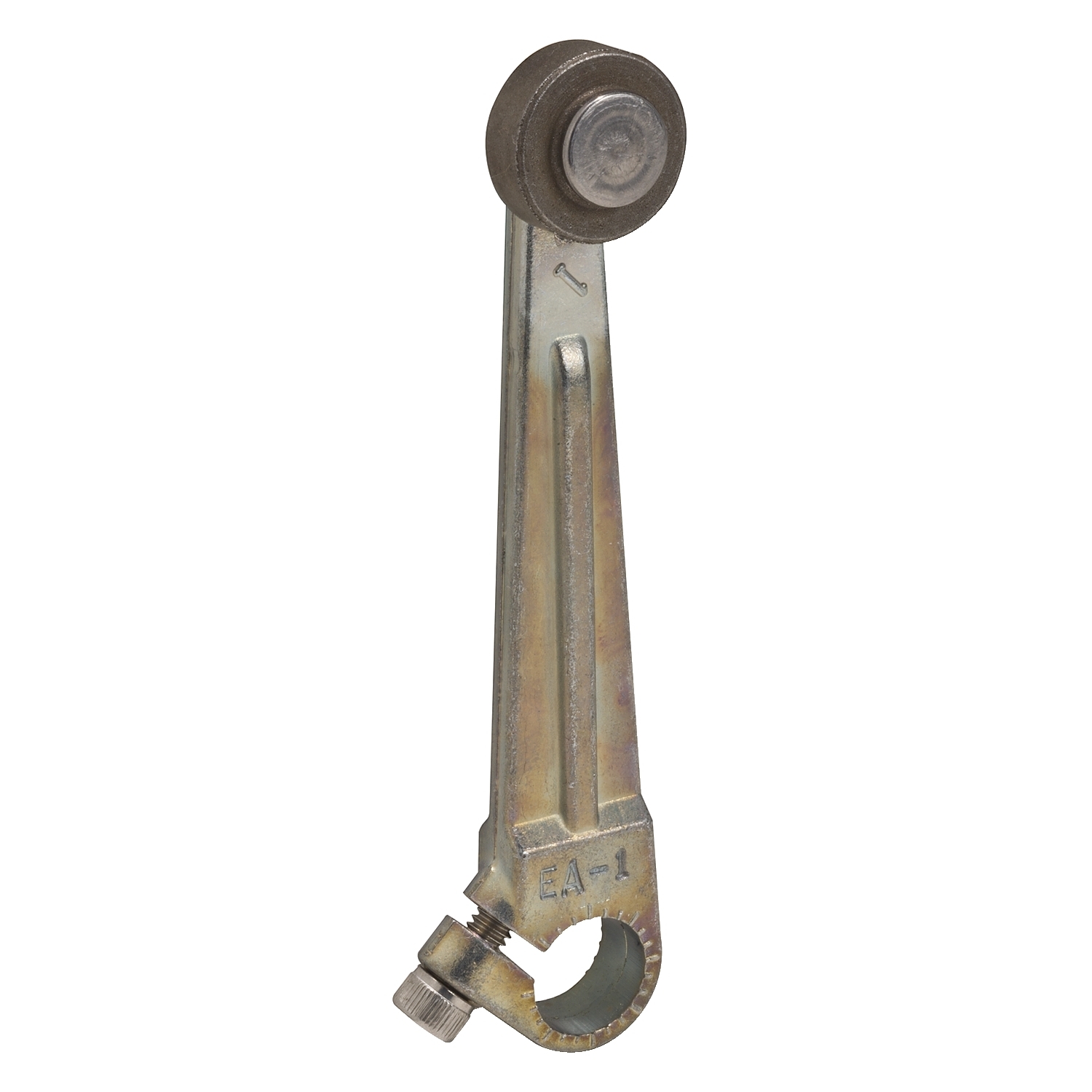 NEMA limit switch, 9007C, cast zinc standard lever arm, 2.50 inches long, 0.75 inch diameter, 0.25 inch wide