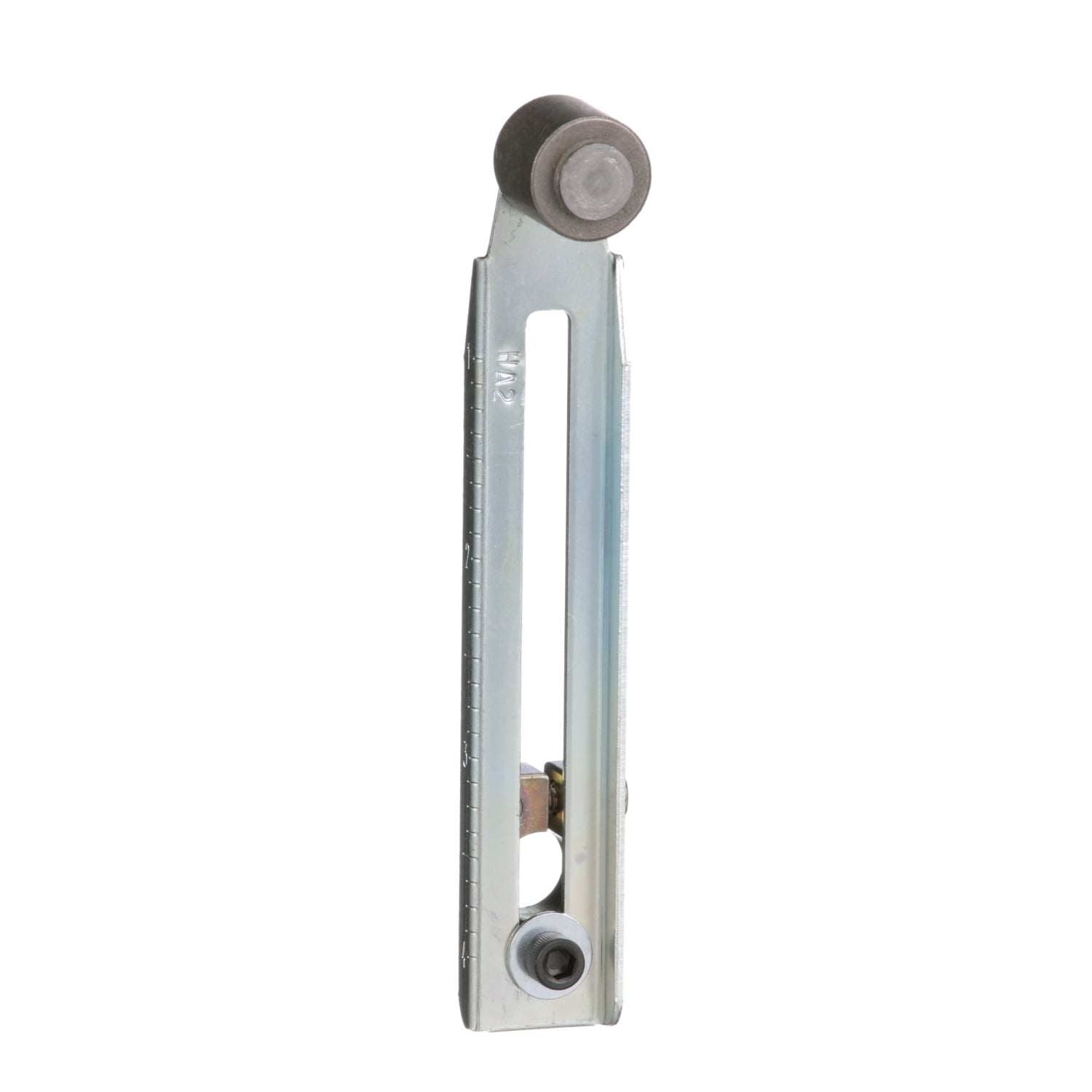 limit switch lever arm, 9007C, nonbendable adjustable lever arm, 0.625 inch diameter roller, 0.625 inch wide roller