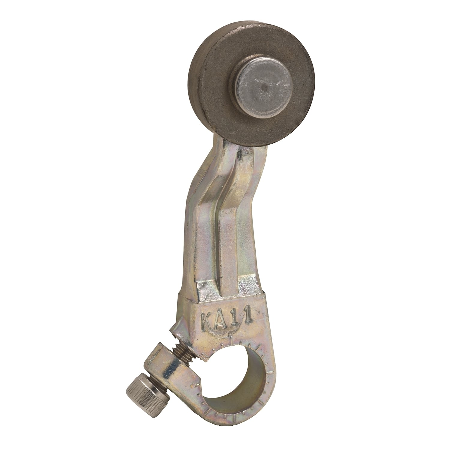 NEMA limit switch, 9007C, cast zinc offset lever arm, 2.00 inches long, 0.625 inch diameter, 0.25 inch wide