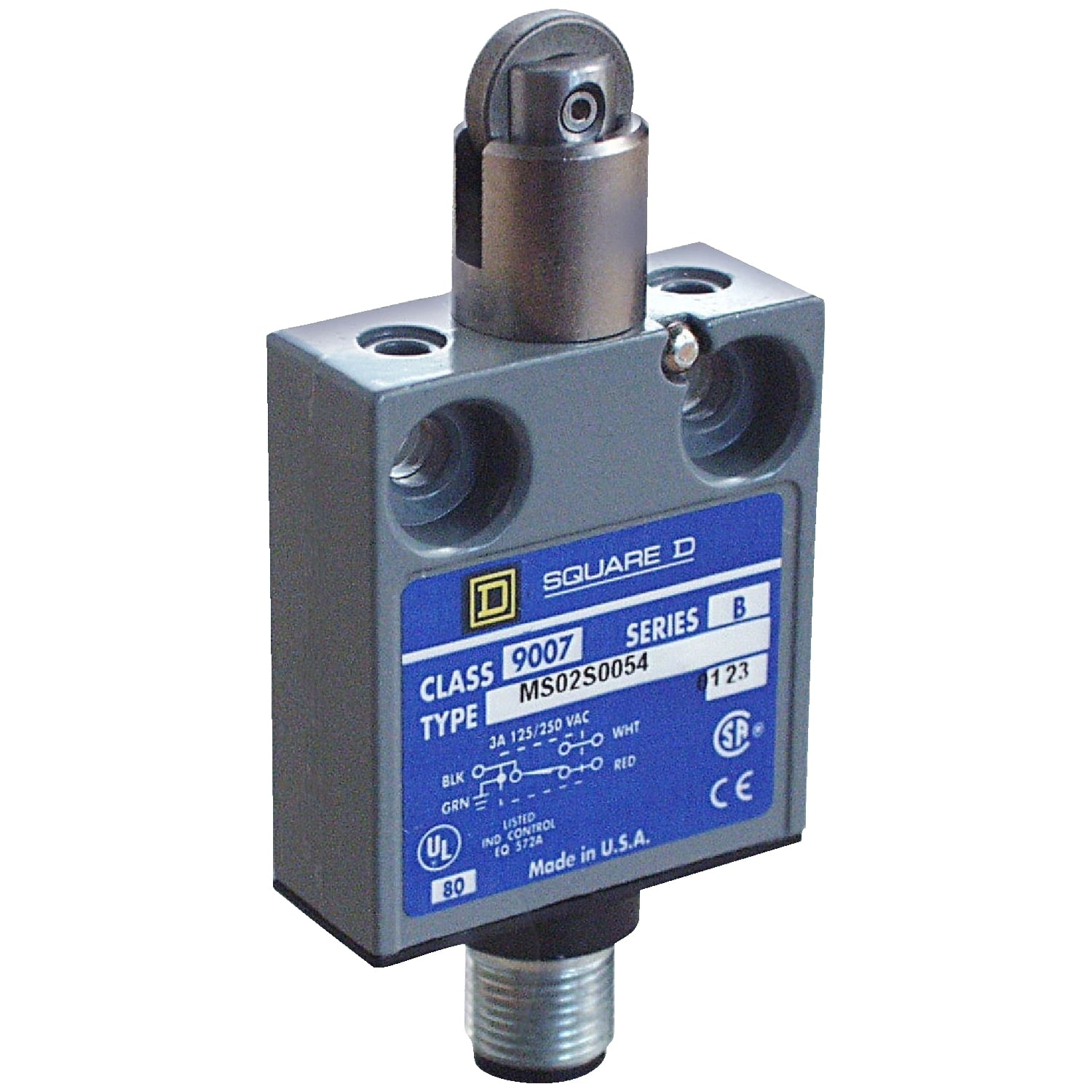 Limit switch, 9007, 240 VAC 10amp ms +options