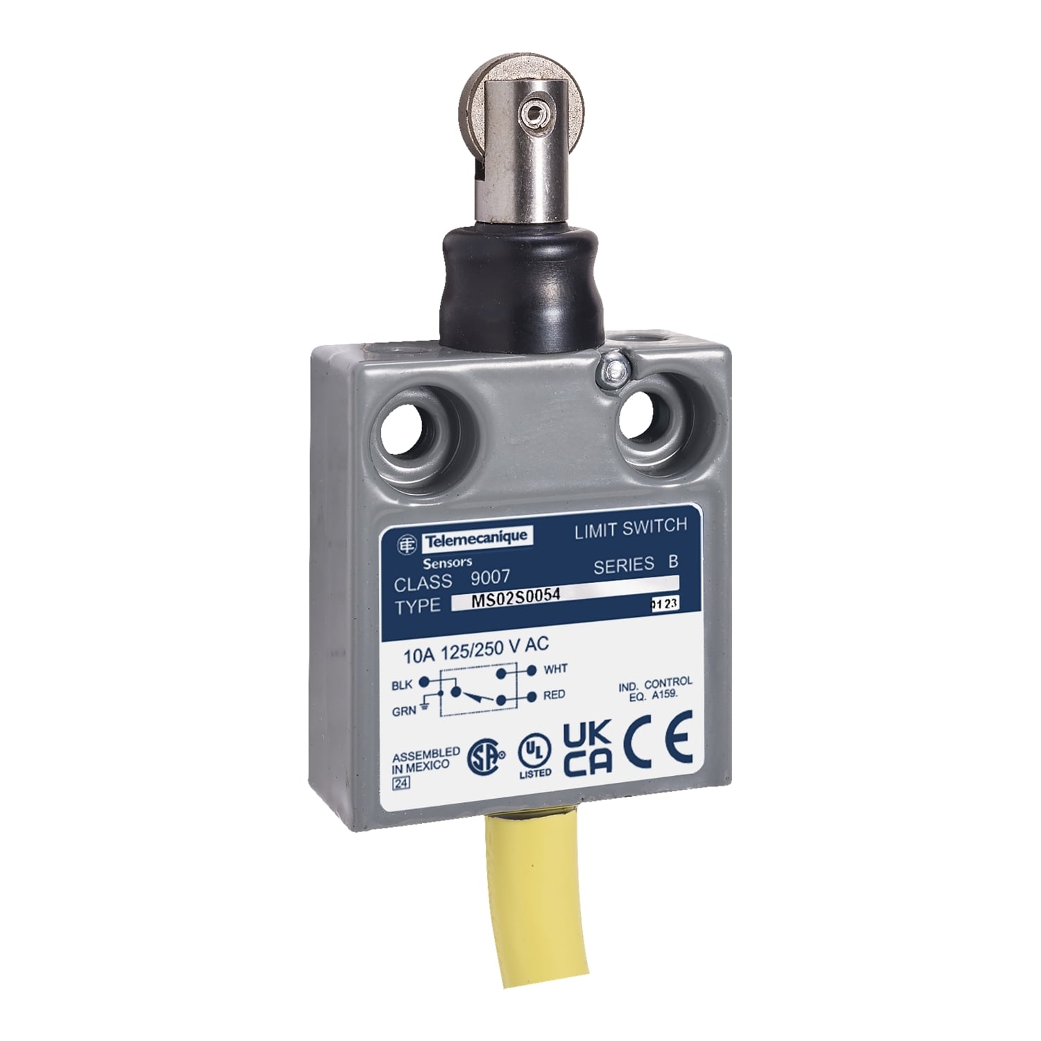 Limit switch, 9007, 240 VAC 10amp ms +option