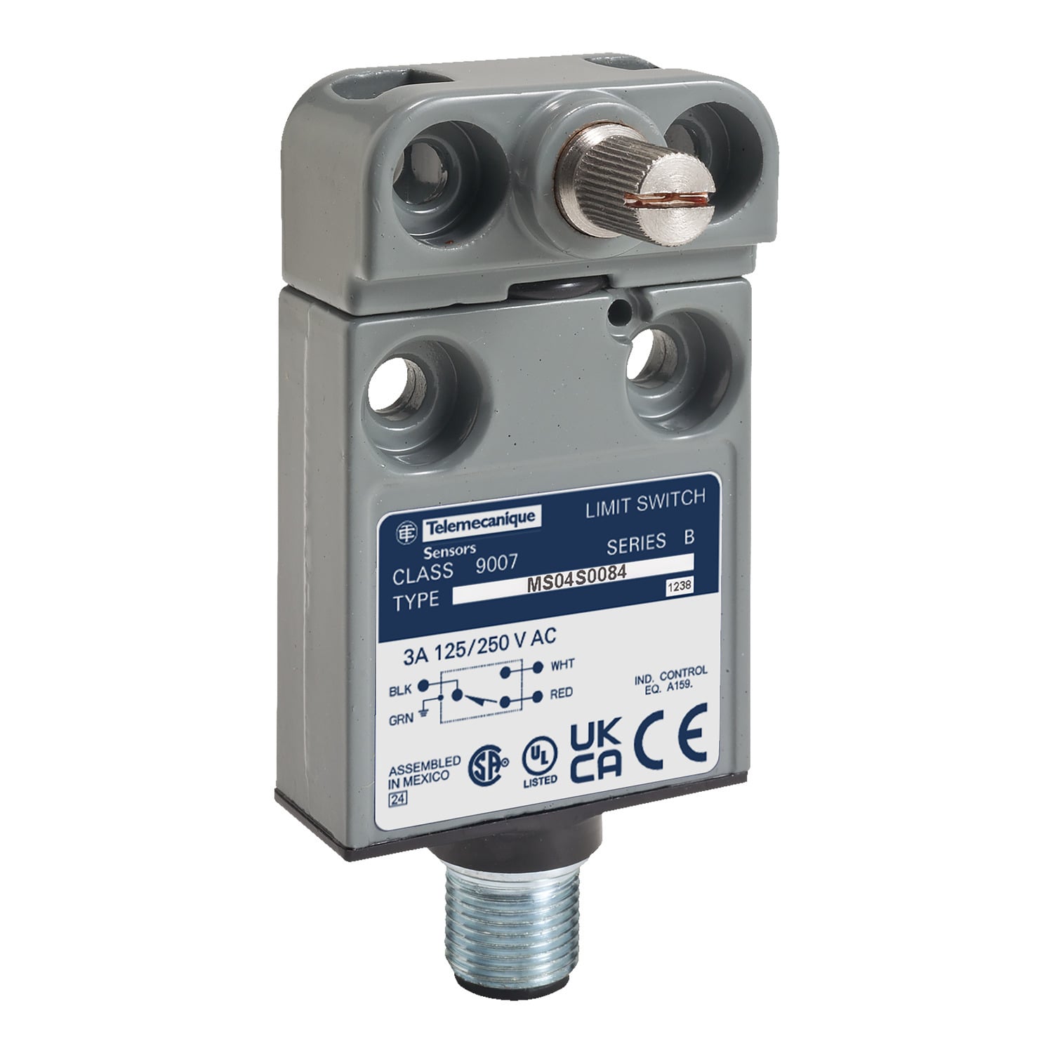 Limit switch, 9007, 240 VAC 10amp ms +options