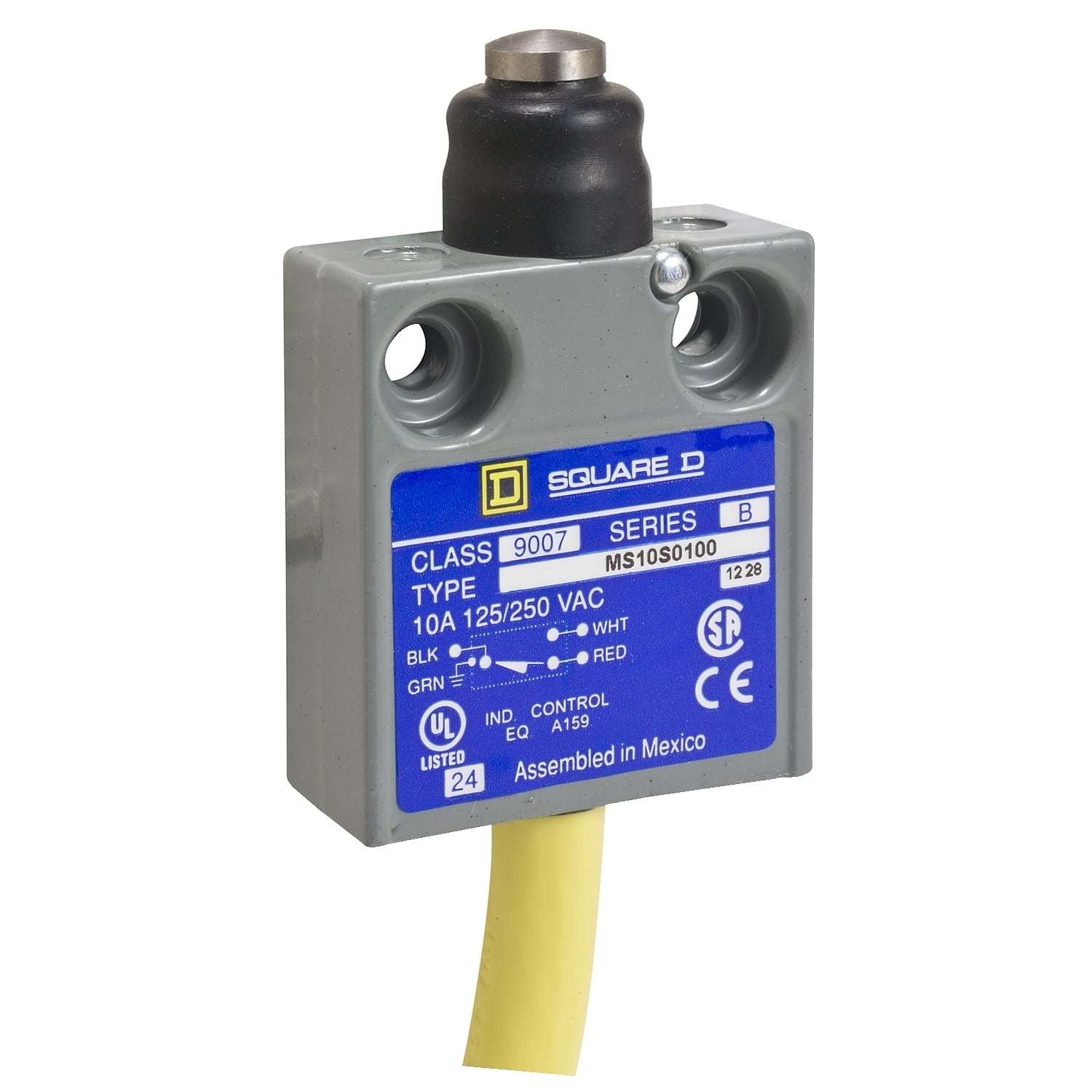 Limit switch, 9007, 240 VAC 10amp ms +options