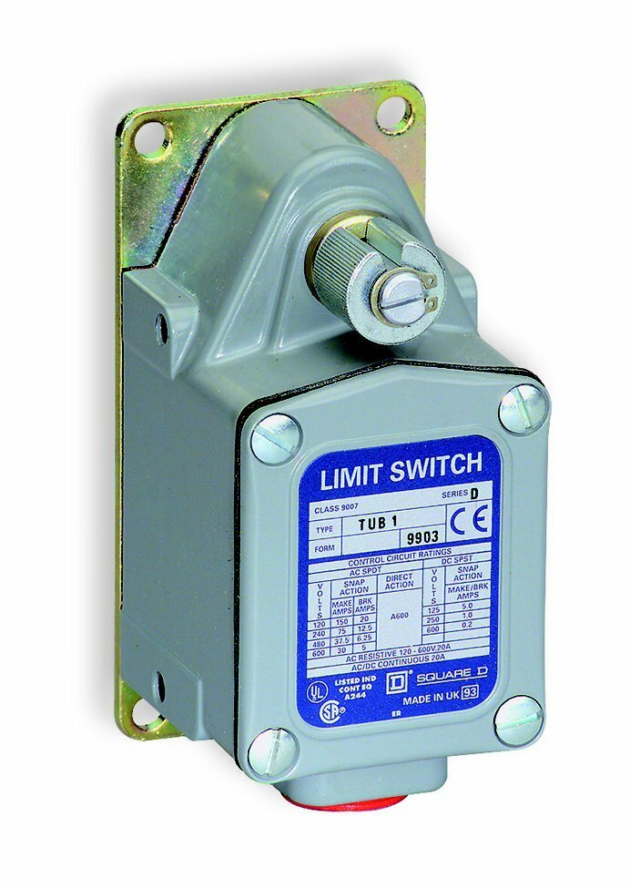 Limit switch, 9007, 600 VAC 20amp t +options