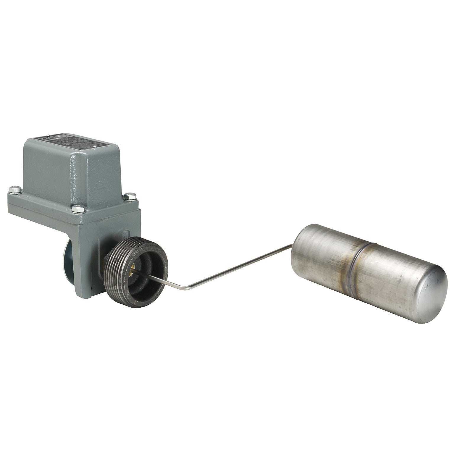 Square D,FLOAT SWITCH 575VAC 1HP H +OPTIONS,-22...220 F,2-Pole,2...5 in adjustable,575VAC,DPST,NEMA 7/9,Screw Clamp,Standard (Contacts Close on Liquid Rise),closed tank,float switch,liquid level control,screw-in bushing