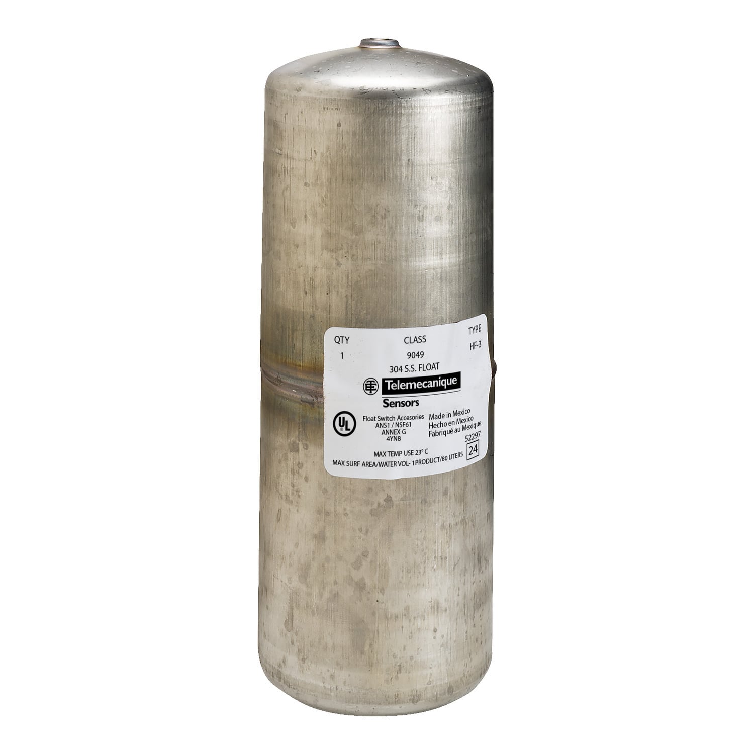 Float, 9049, switch accessory stainless steel 316