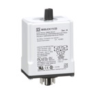 Timing Relay, Type JCK, plug In, on delay, adjustable time, 0.1 to 10 seconds, 10A, 240 VAC, 120 VAC/110 VDC