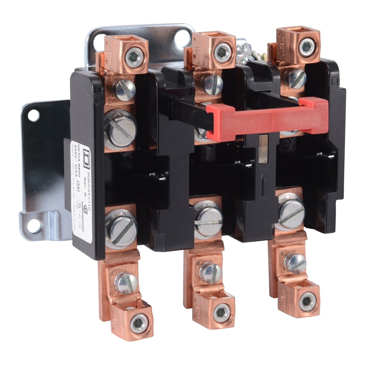 Overload Relay, Type S, melting alloy, separate mount overload, NEMA size 3, 3 pole, 3 phase, 86A, 600VAC