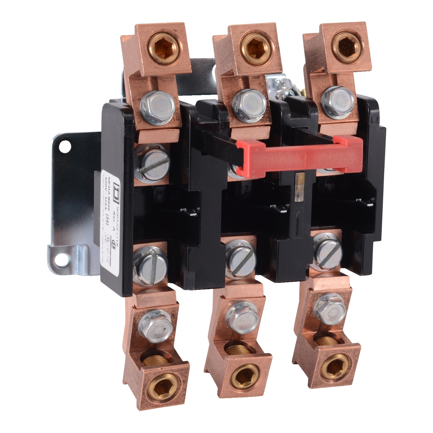 Overload Relay, Type S, melting alloy, separate mount overload, NEMA size 4, 3 pole, 3 phase, 133A, 600VAC