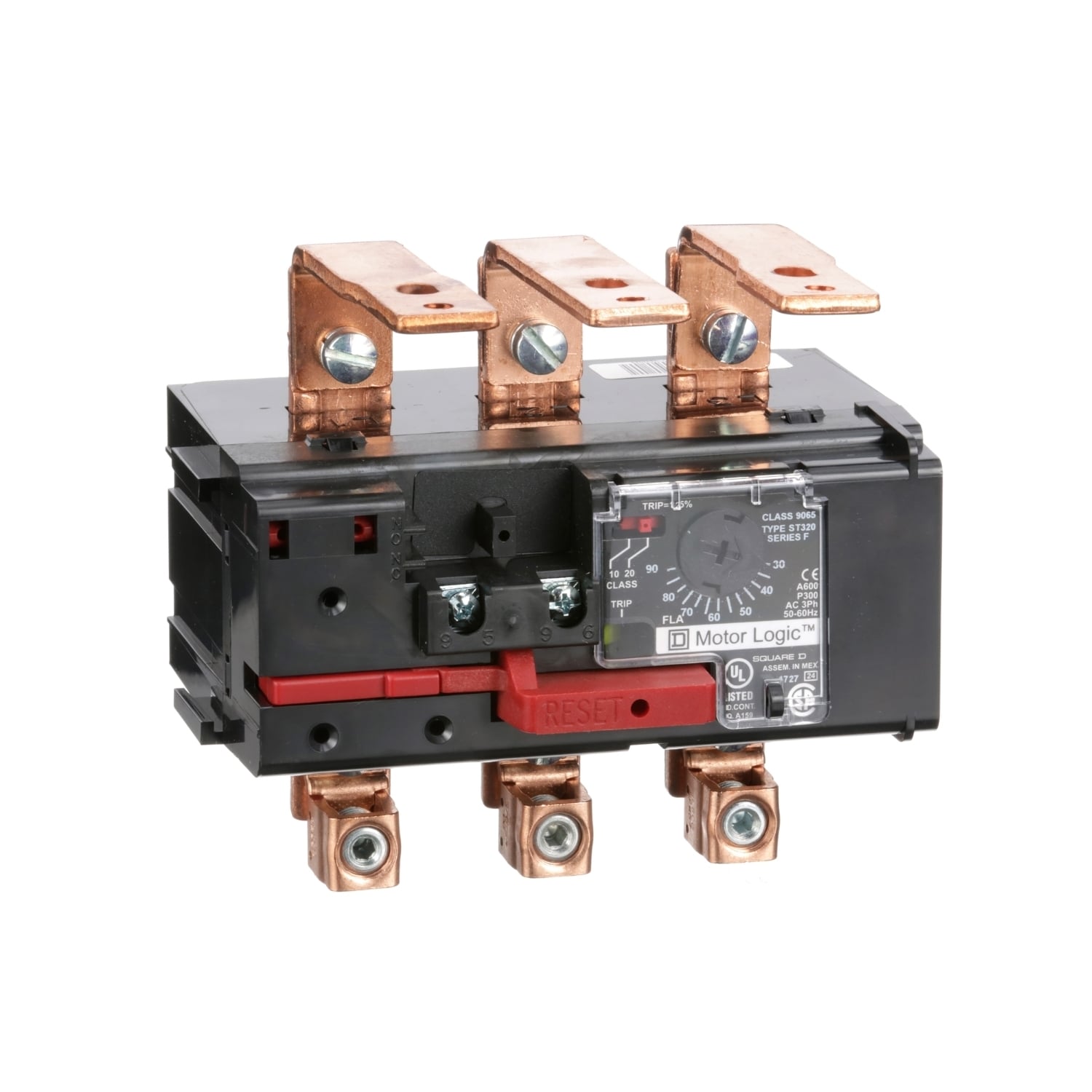 Overload Relay, Motor Logic, solid state overload relay, NEMA Size 3, 3 pole, 30A to 90A, 600VAC, replacement relay