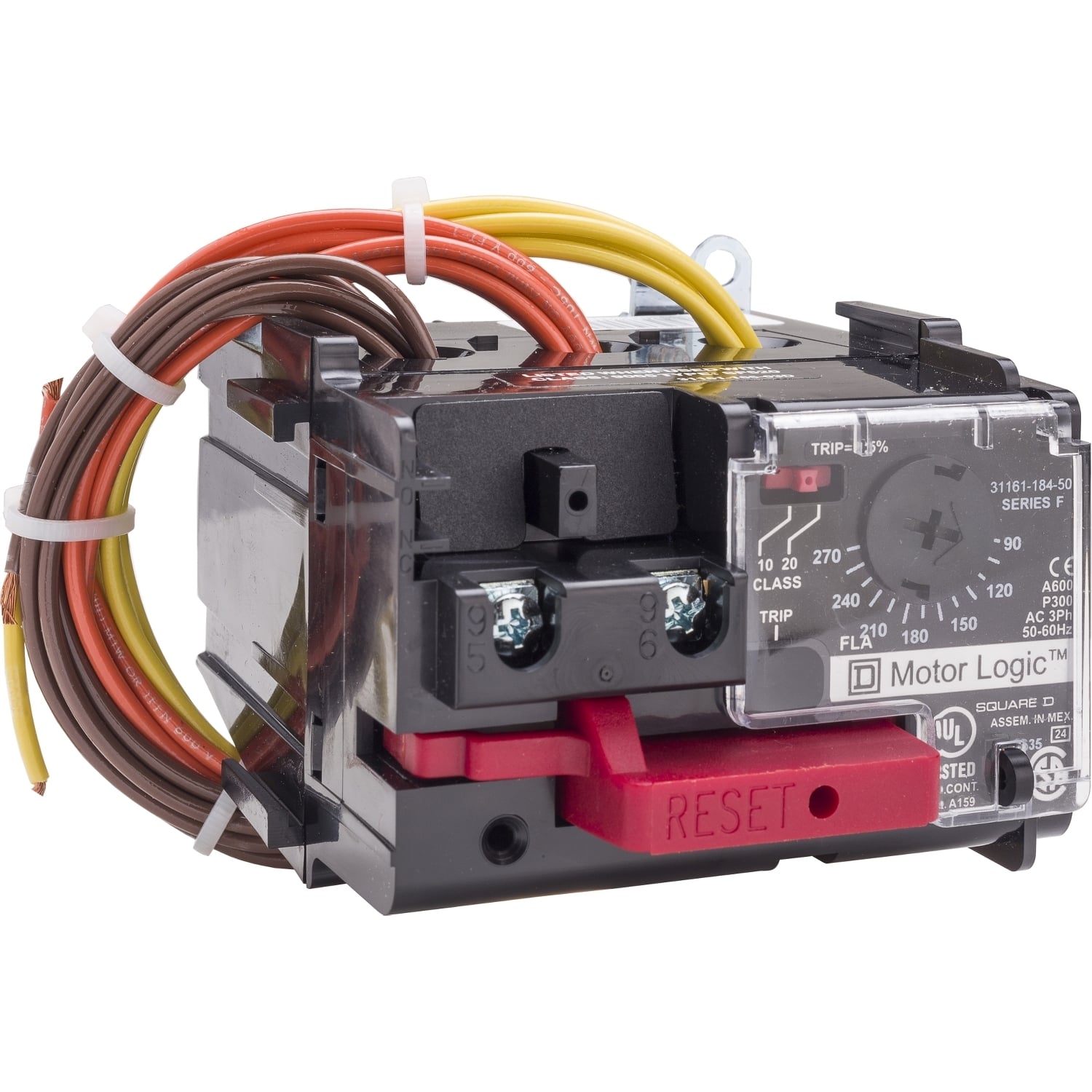 Overload Relay, Motor Logic, solid state overload relay, NEMA Size 5, 3 pole, 90A to 270A, 600VAC, replacement relay