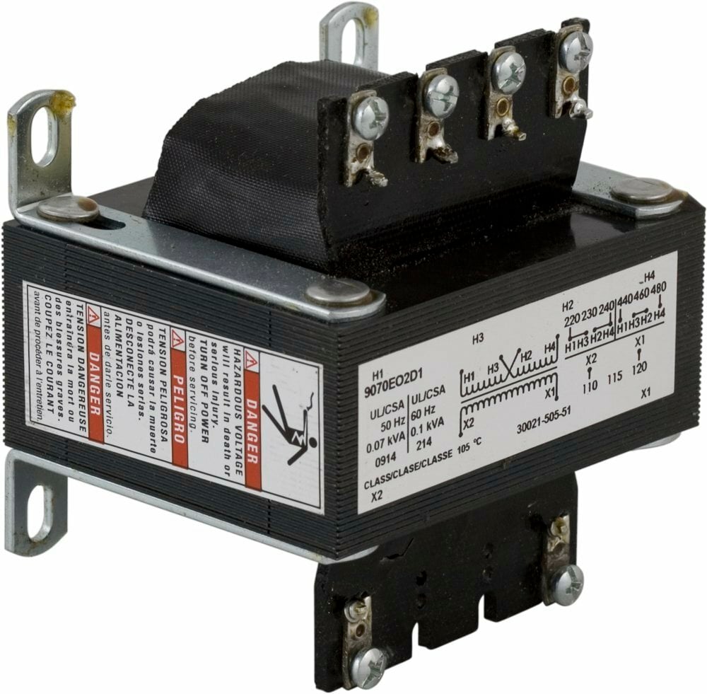 TRANSFORMER CONTROL 25VA 120V-24V