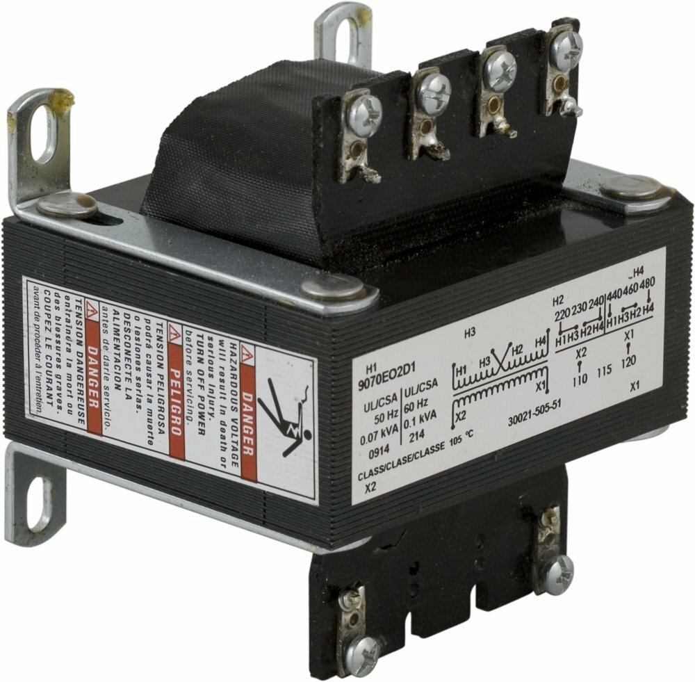 TRANSFORMER CONTROL 100VA 600V-120V