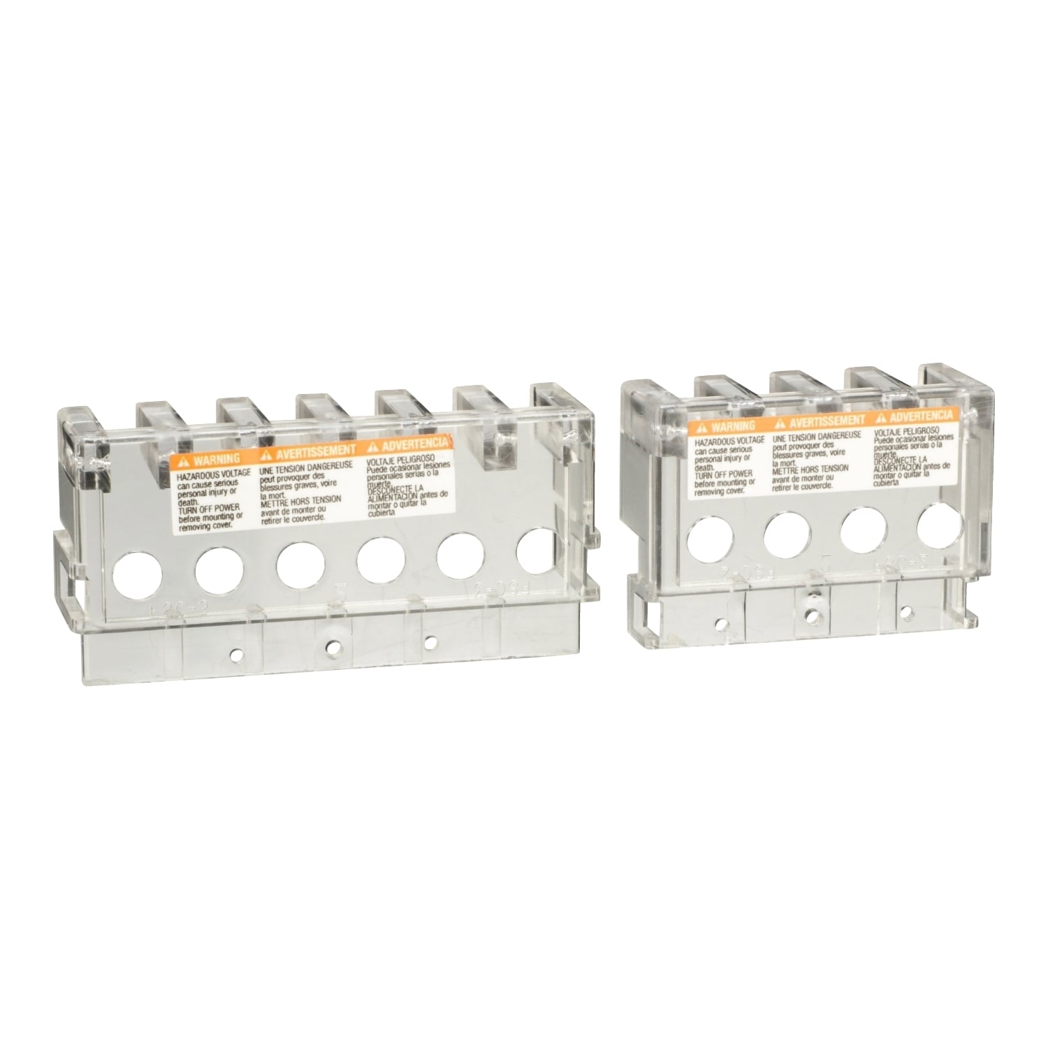 Transformer accessory, TF, terminal cover, T25 to T5000, 2 covers per kit, order quantity 10