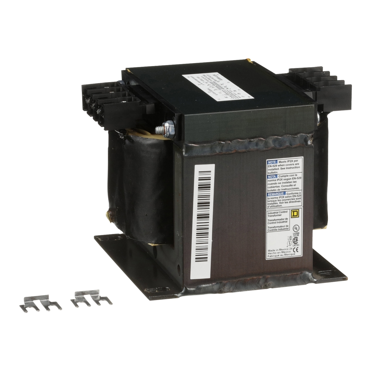 Transformer, Type T, industrial control, 1000VA, 1 phase, 380/400/415V primary, 115/230V secondary, 115C rise
