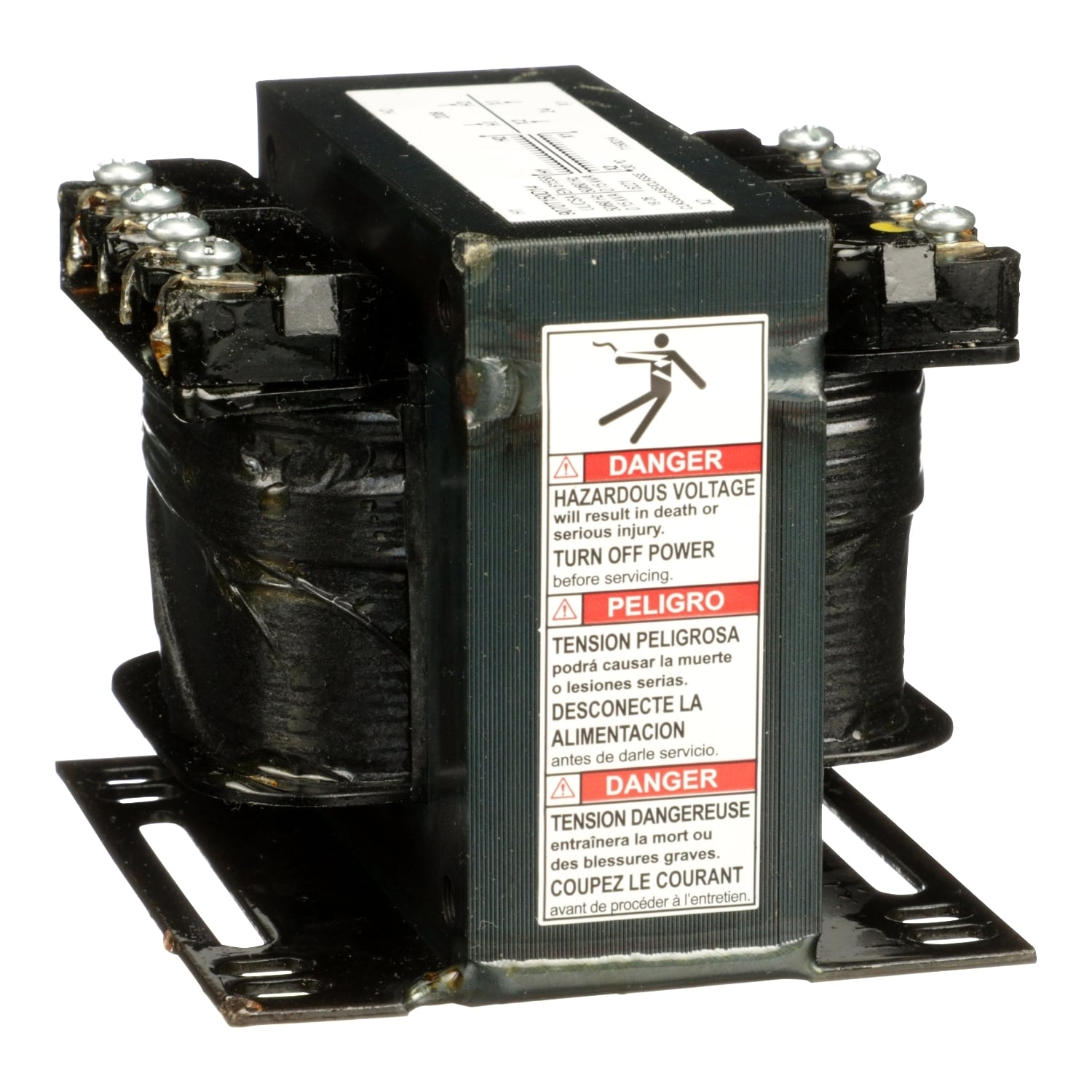 Transformer, Type T, industrial control, 150VA, 1 phase, 208V primary, 24V secondary, 55C rise