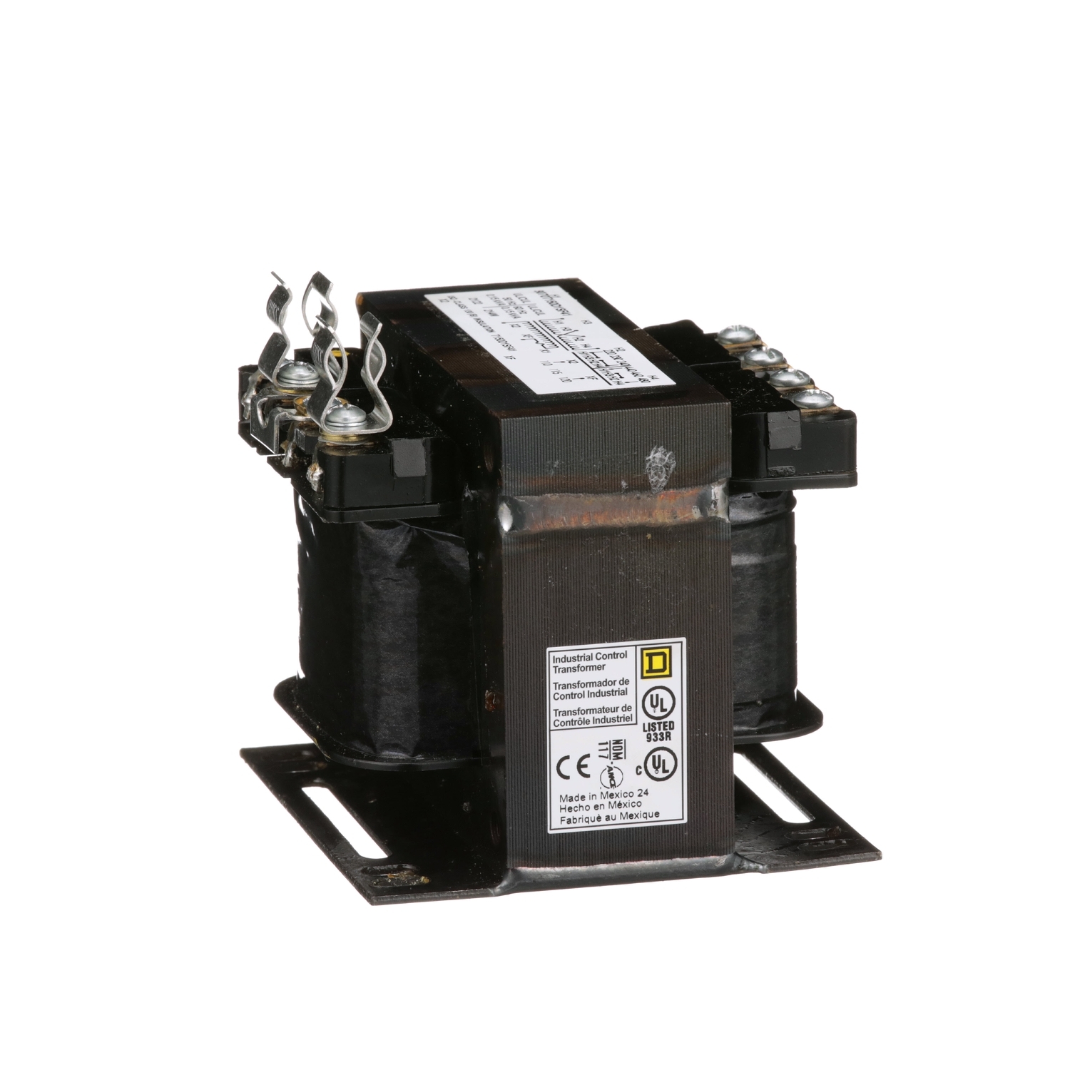 Transformer, Type T, industrial control, 150VA, 1 phase, 240x480V primary, 120V secondary, 55C rise