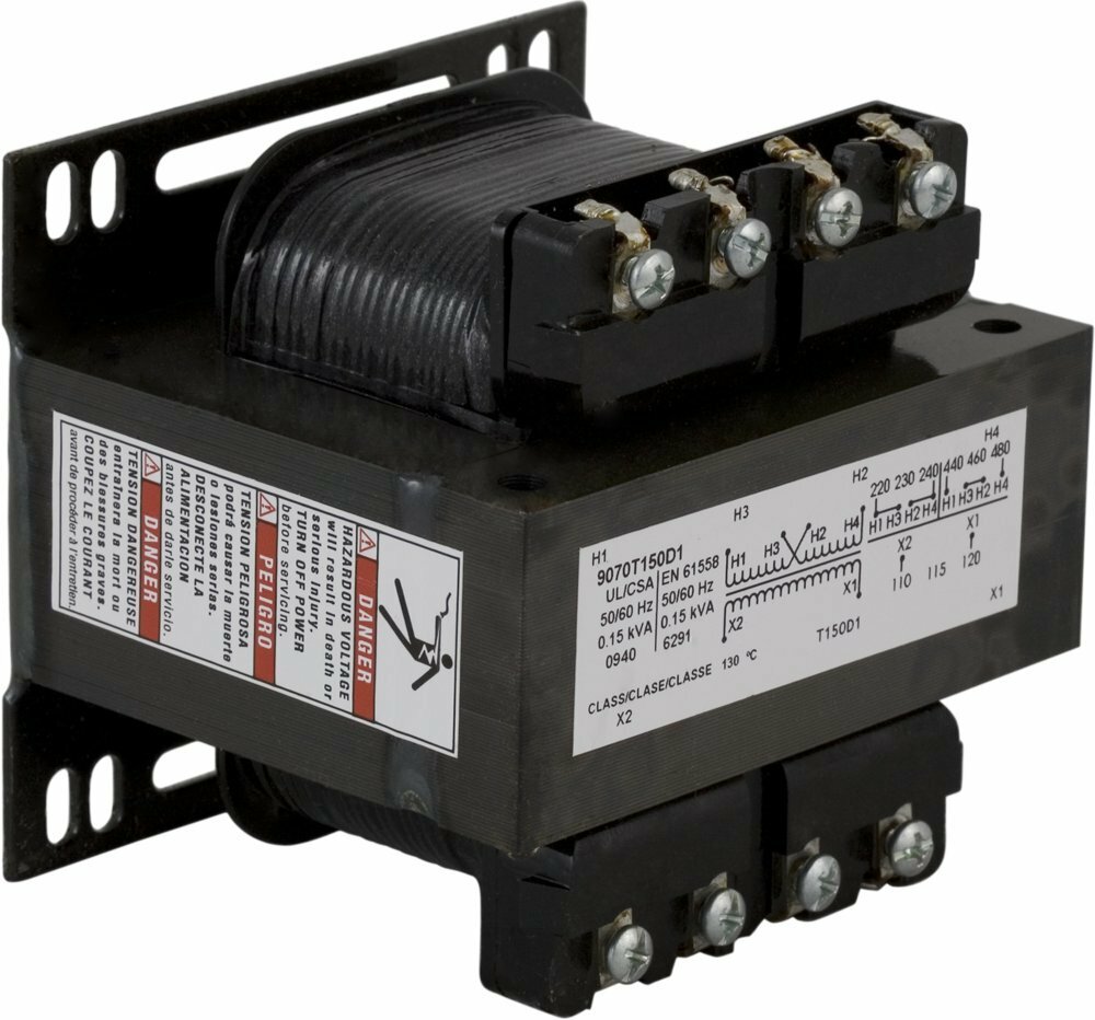 TRFMR CONTROL 150VA 208/240/480V-120V