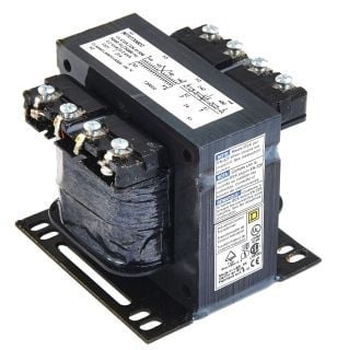 9070T200Q53590 Type T Control Transformer, 200 VA Power Rating, 50/60 Hz, 1 Phase