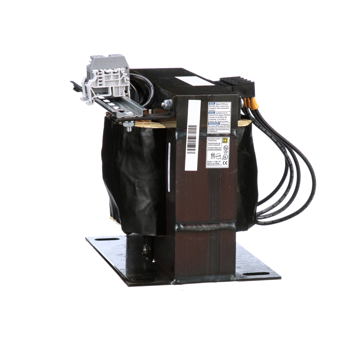 Transformer, Type T, industrial control, 3000VA, 1 phase, 600V primary, 120V secondary, 115C rise